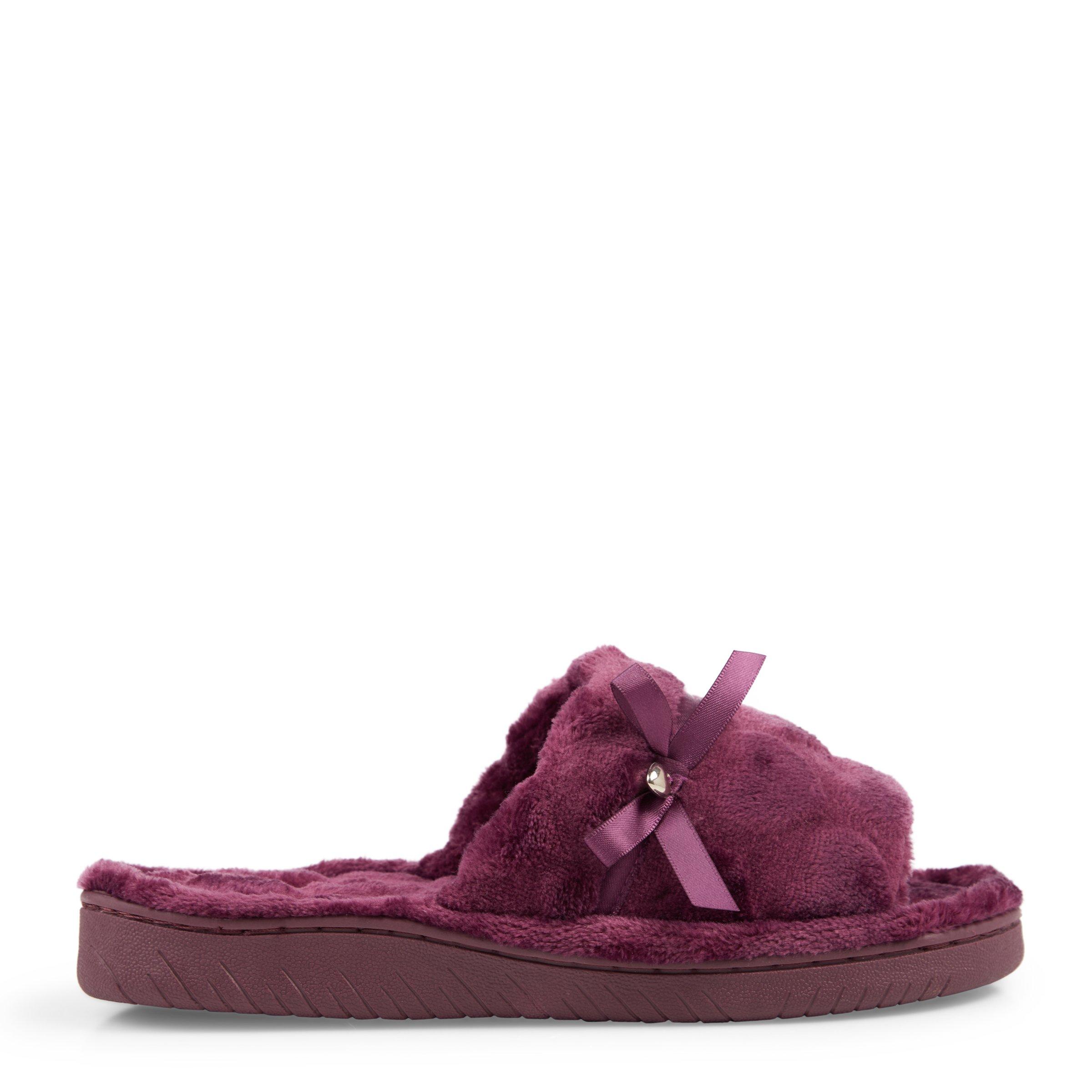 Purple Open Toe Slipper 3102005 Identity