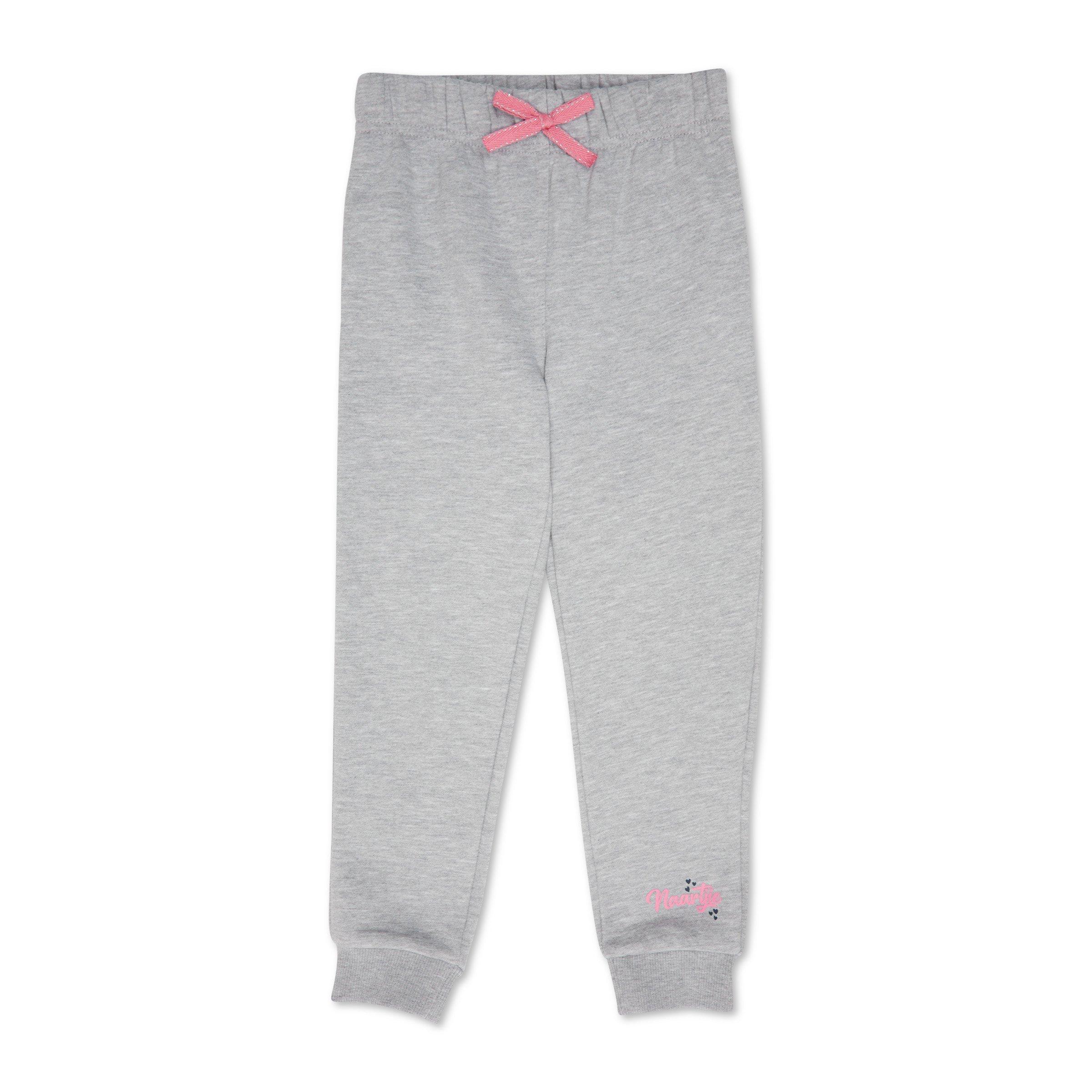 Girls grey cuffed discount joggers