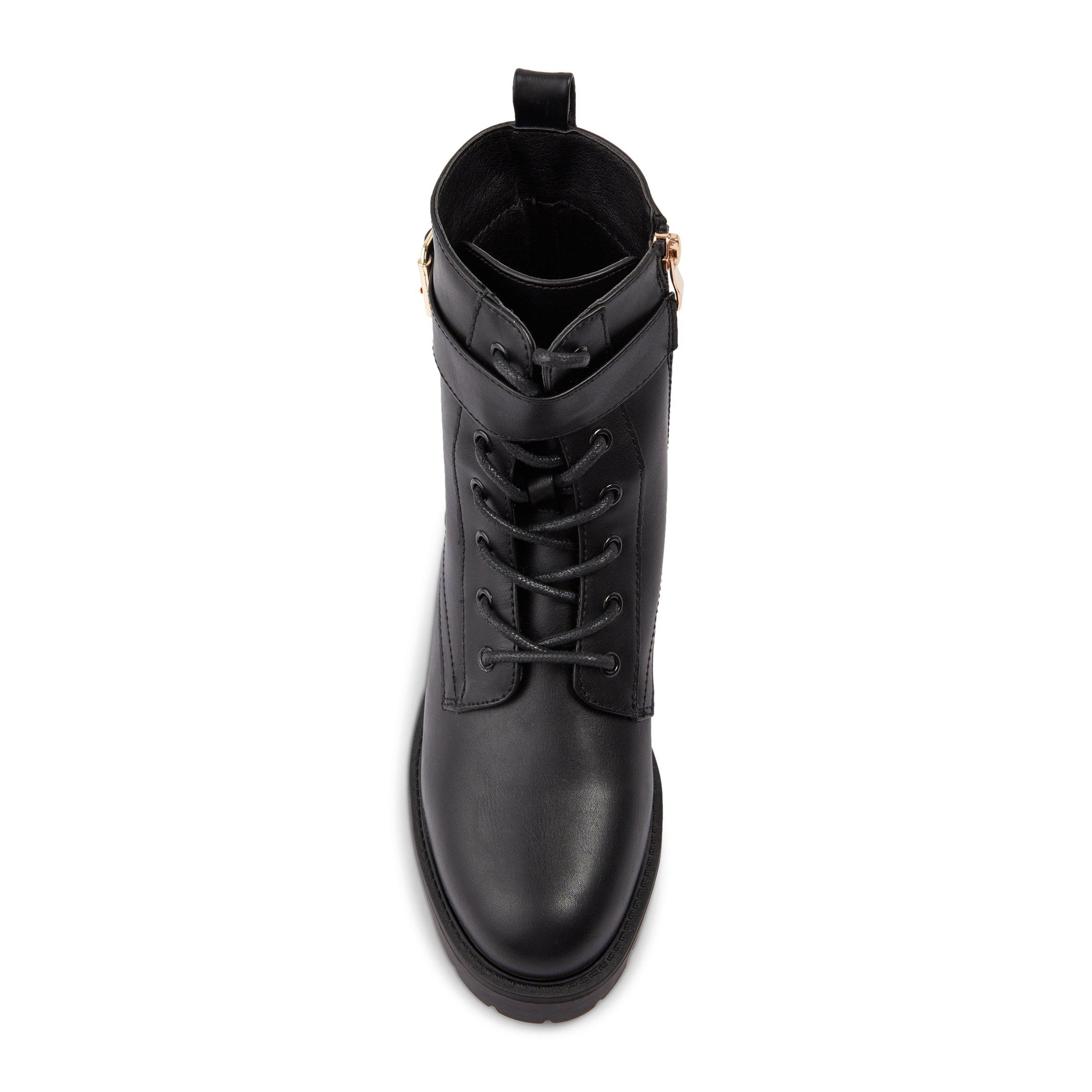 Office black shop lace up boots