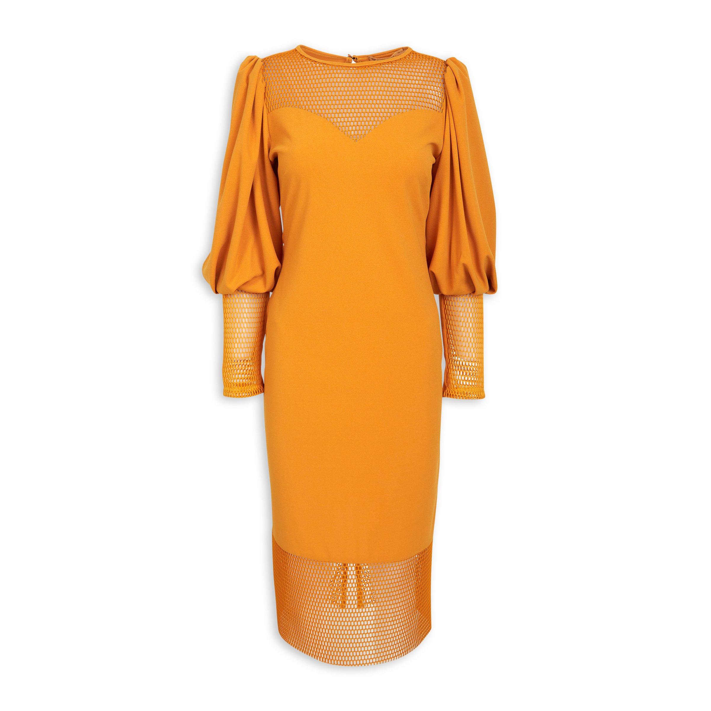 Mustard color outlet bodycon dress