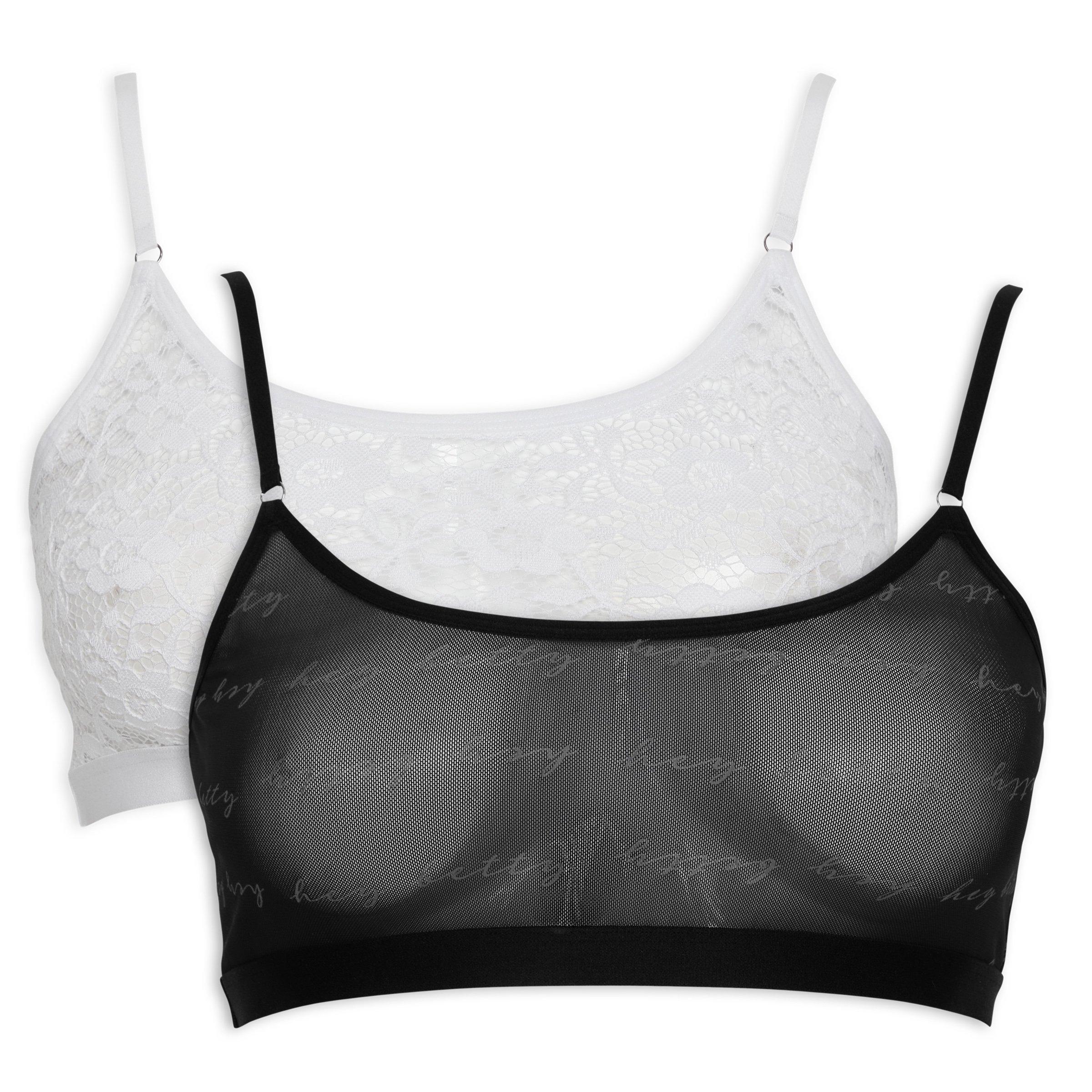 2-pack Crop Top Bras (3102445)