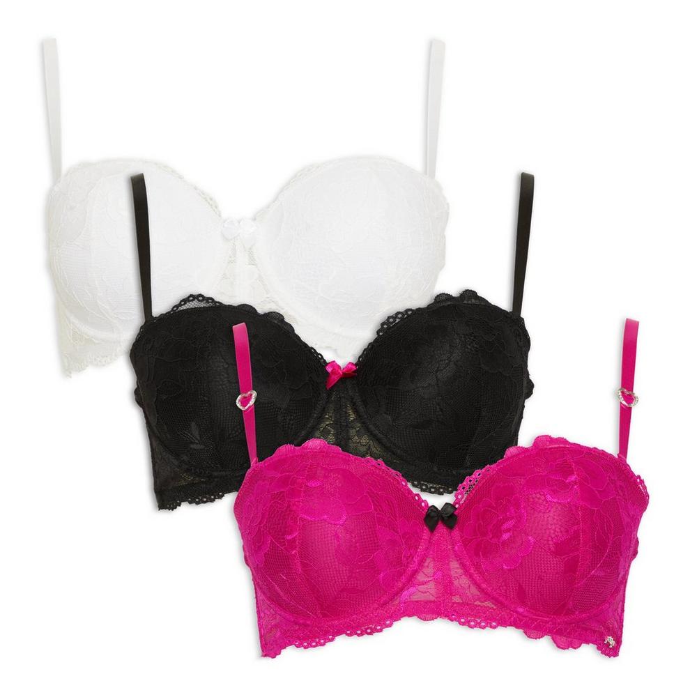 3-pack Padded Multiway Bras (3102697)