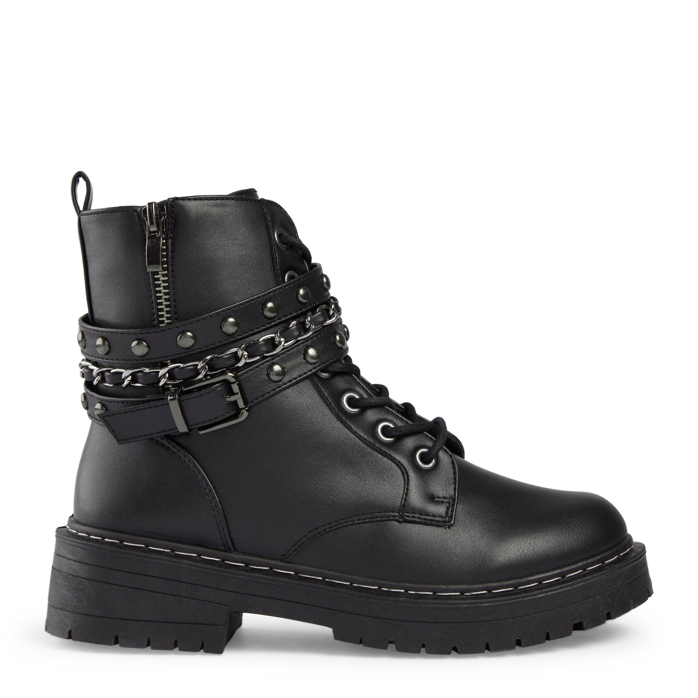 Black hotsell biker boot