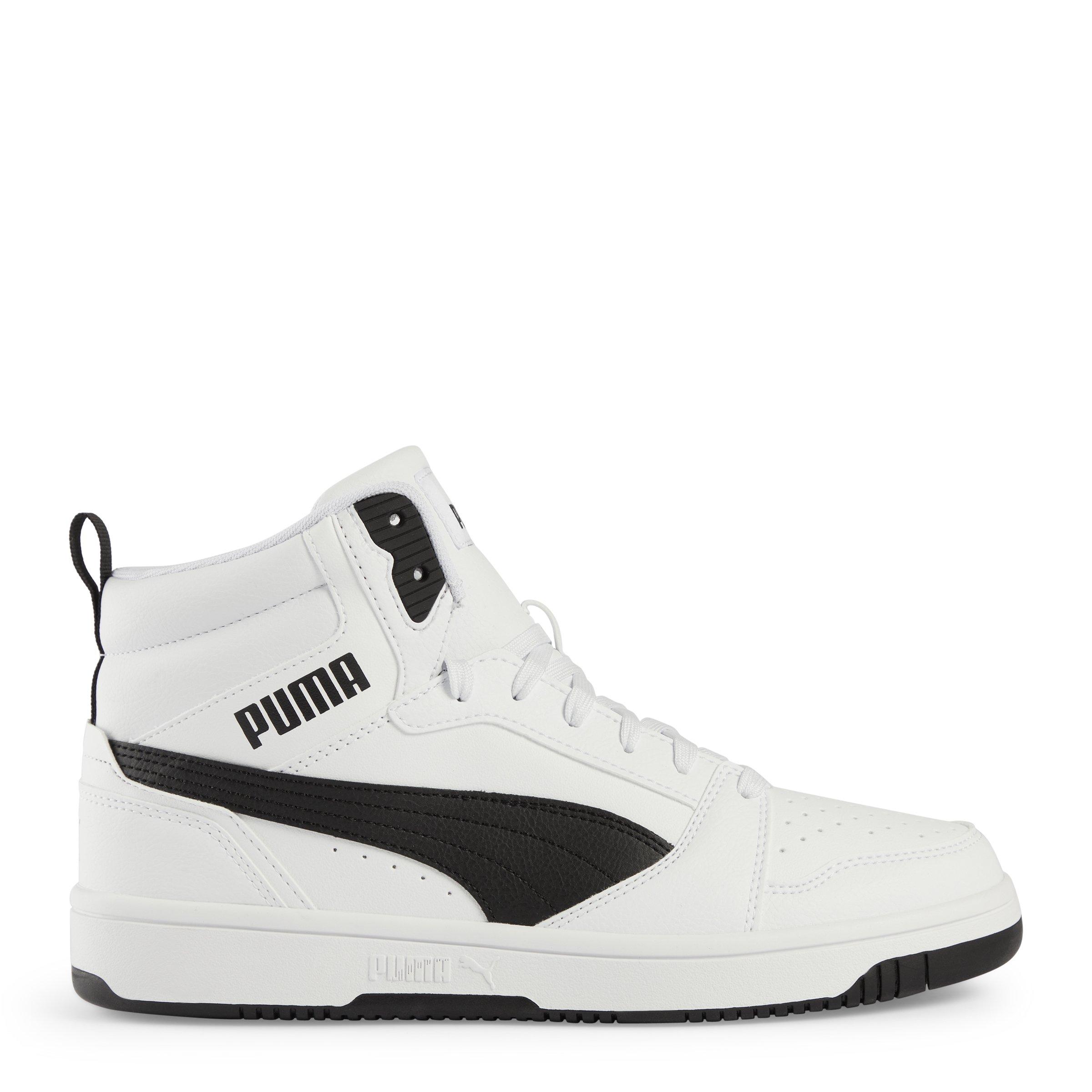 Grey puma store high tops