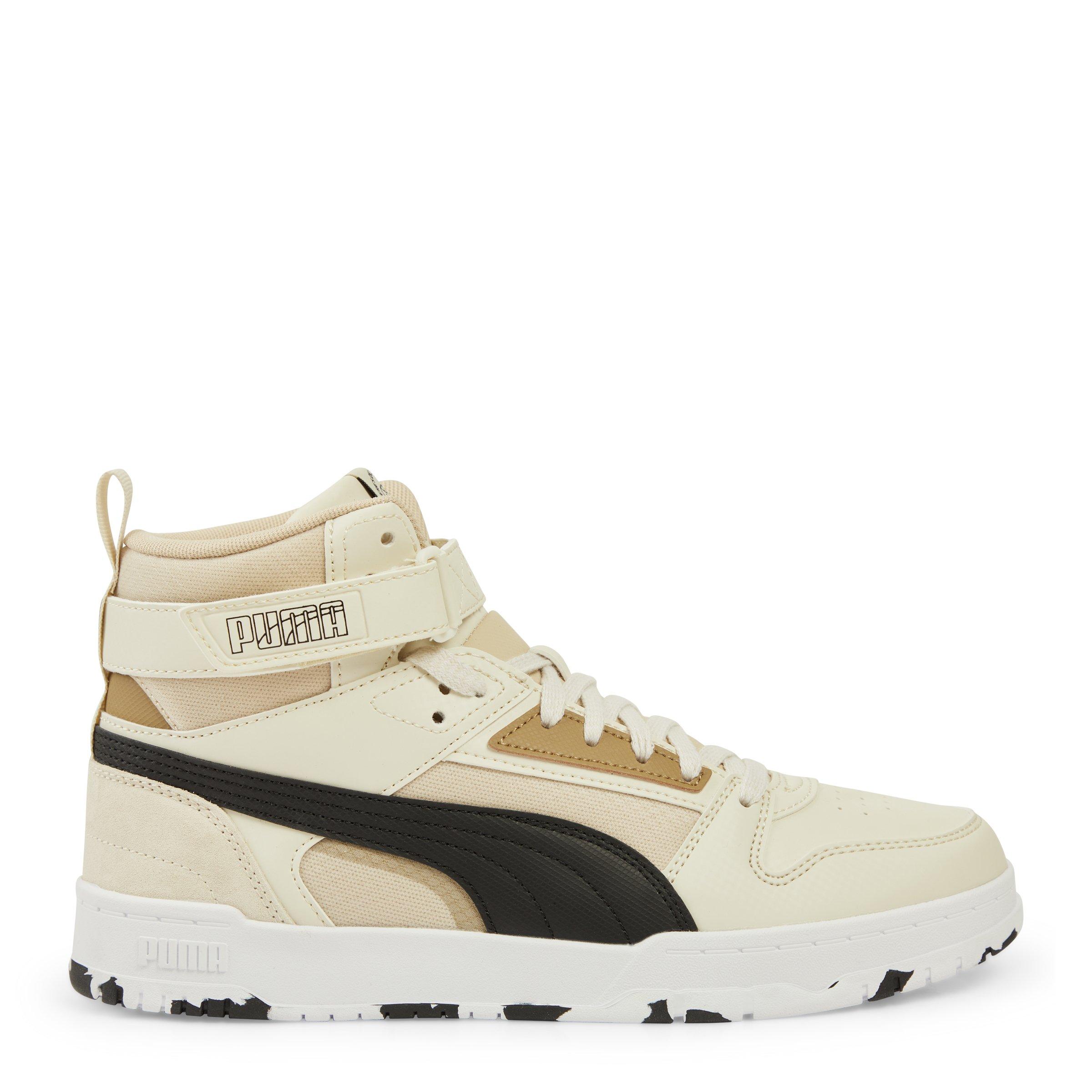 Gold hi top store pumas