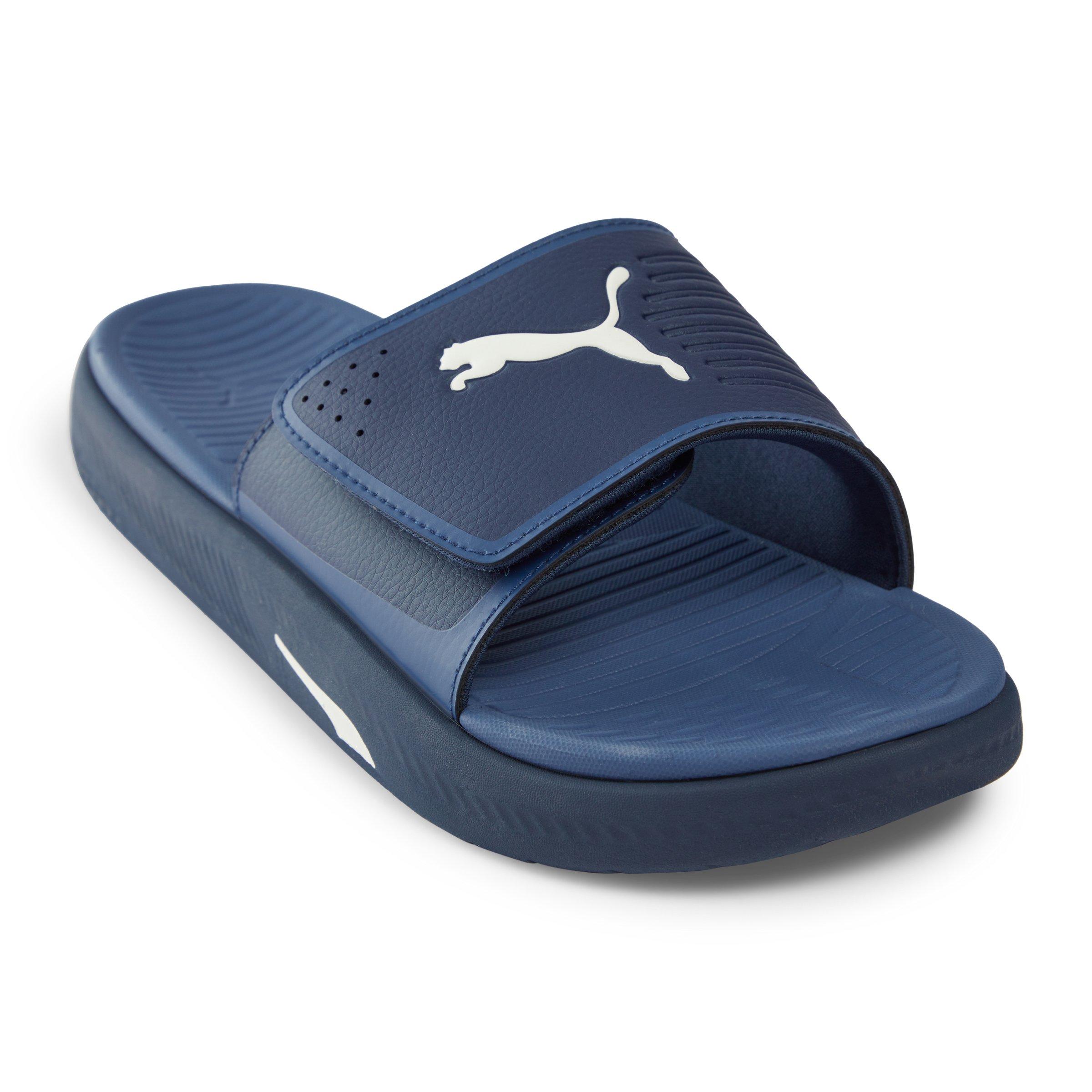 Puma slides cheap mens navy