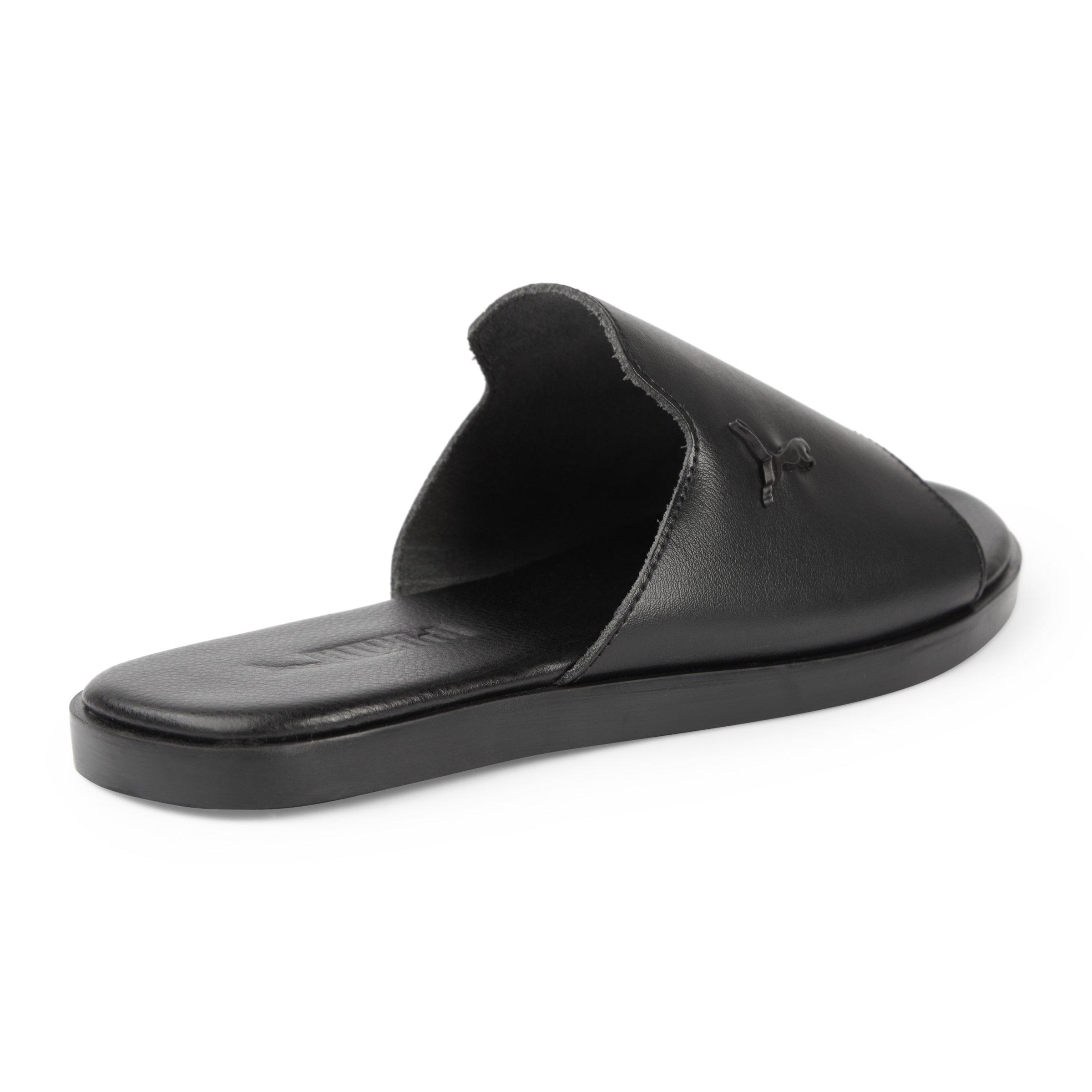 Black mule online slides