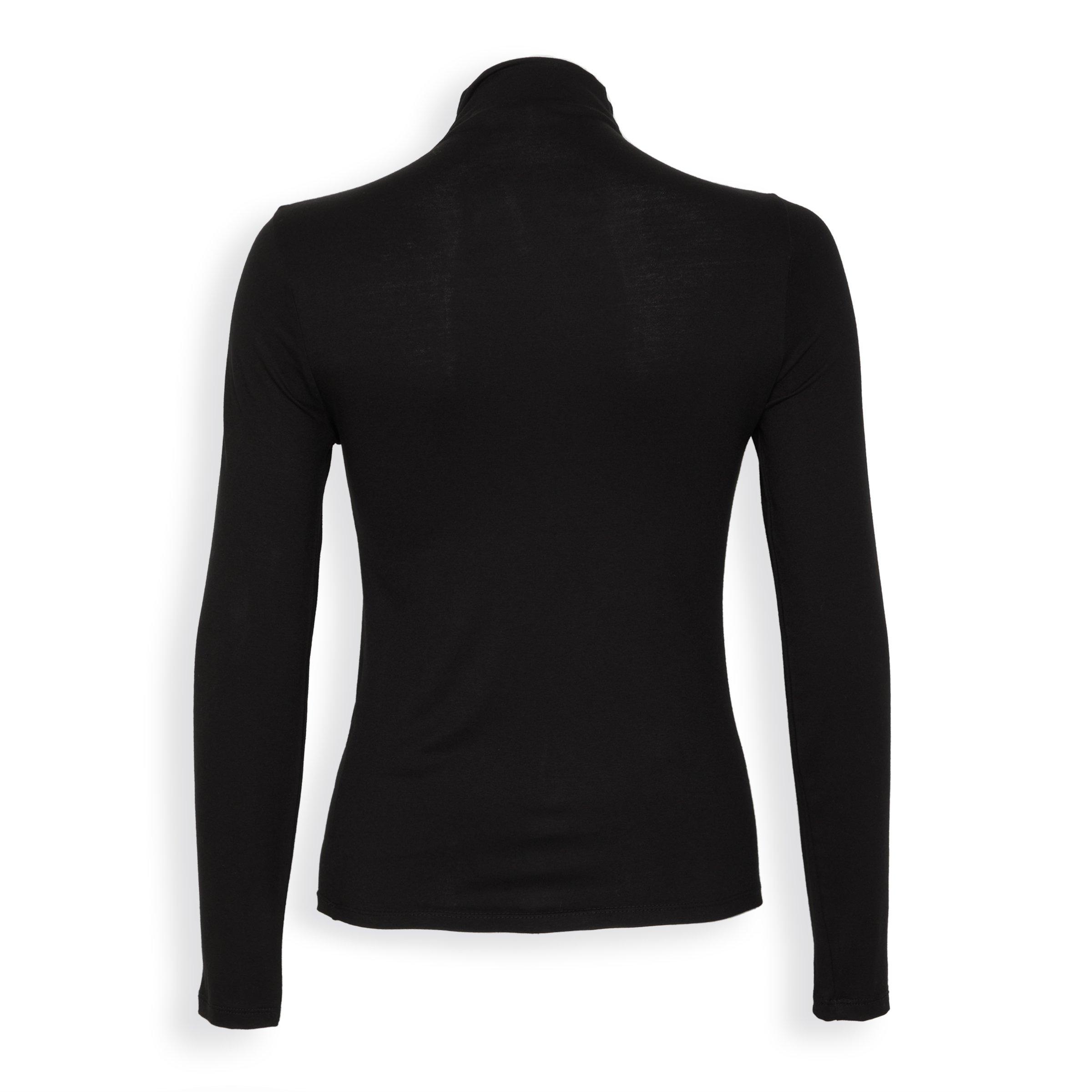 Black Turtle Neck Top (3105110)