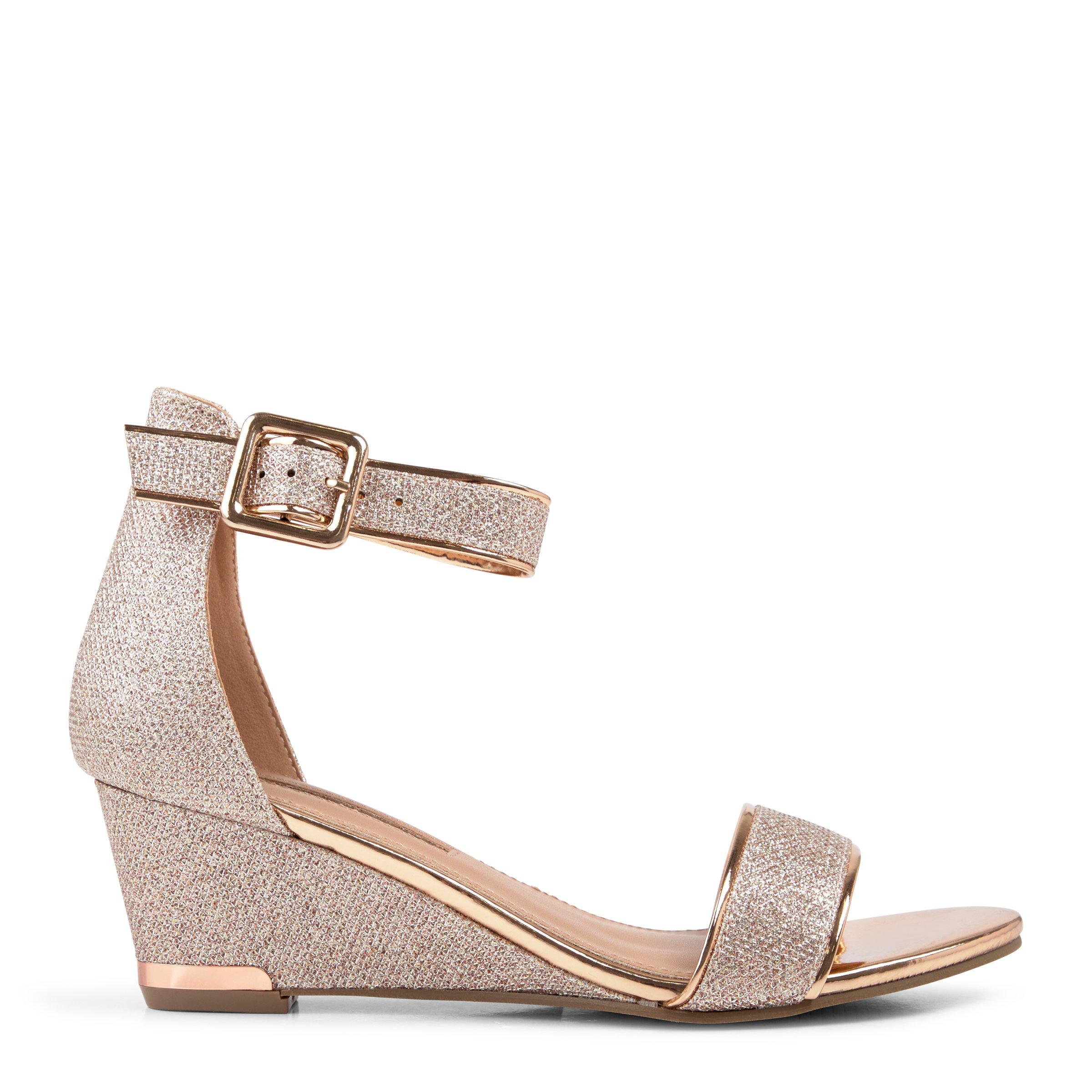 Rose Pink Ankle Strap Wedge Sandal 3105205 Truworths