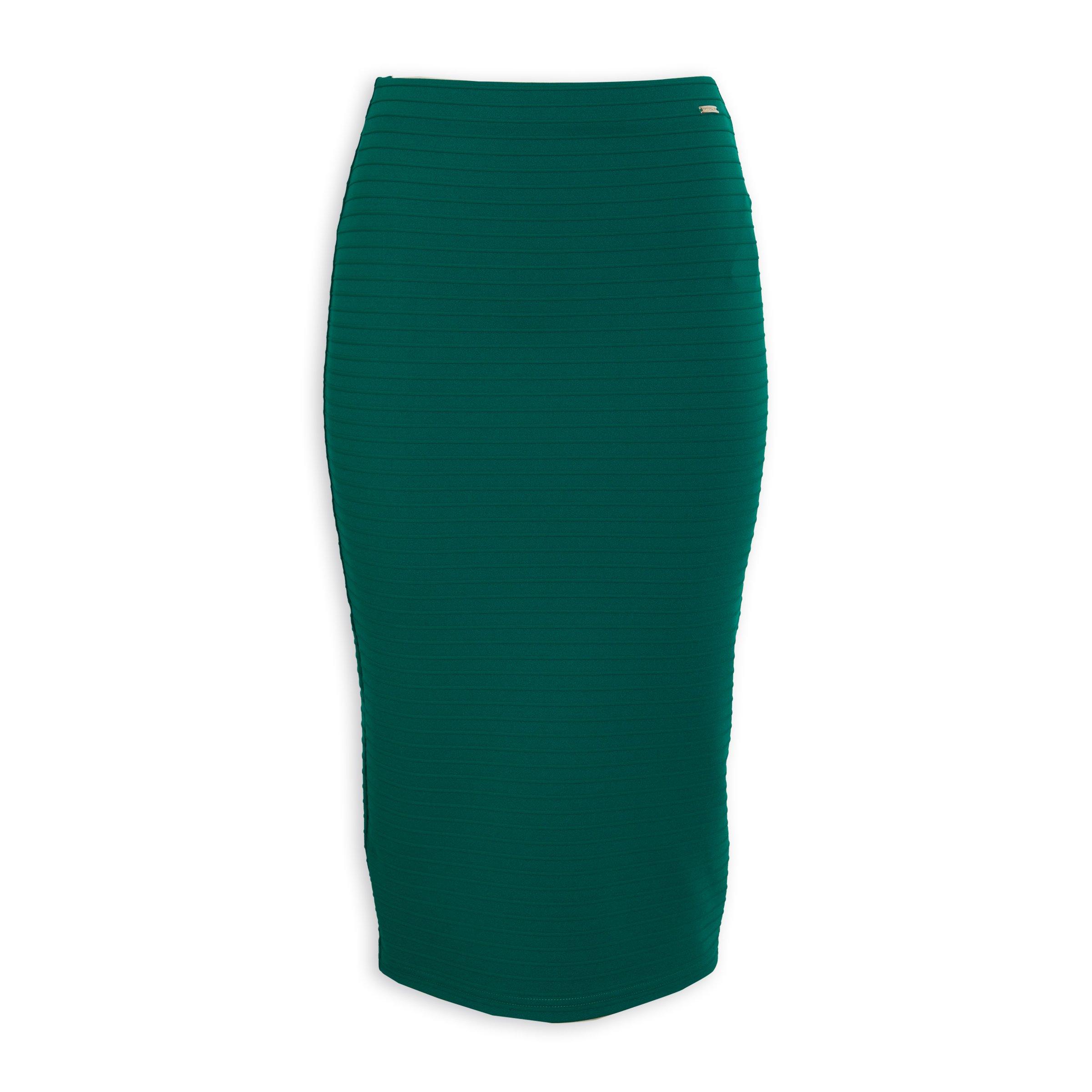 Green midi bodycon skirt best sale