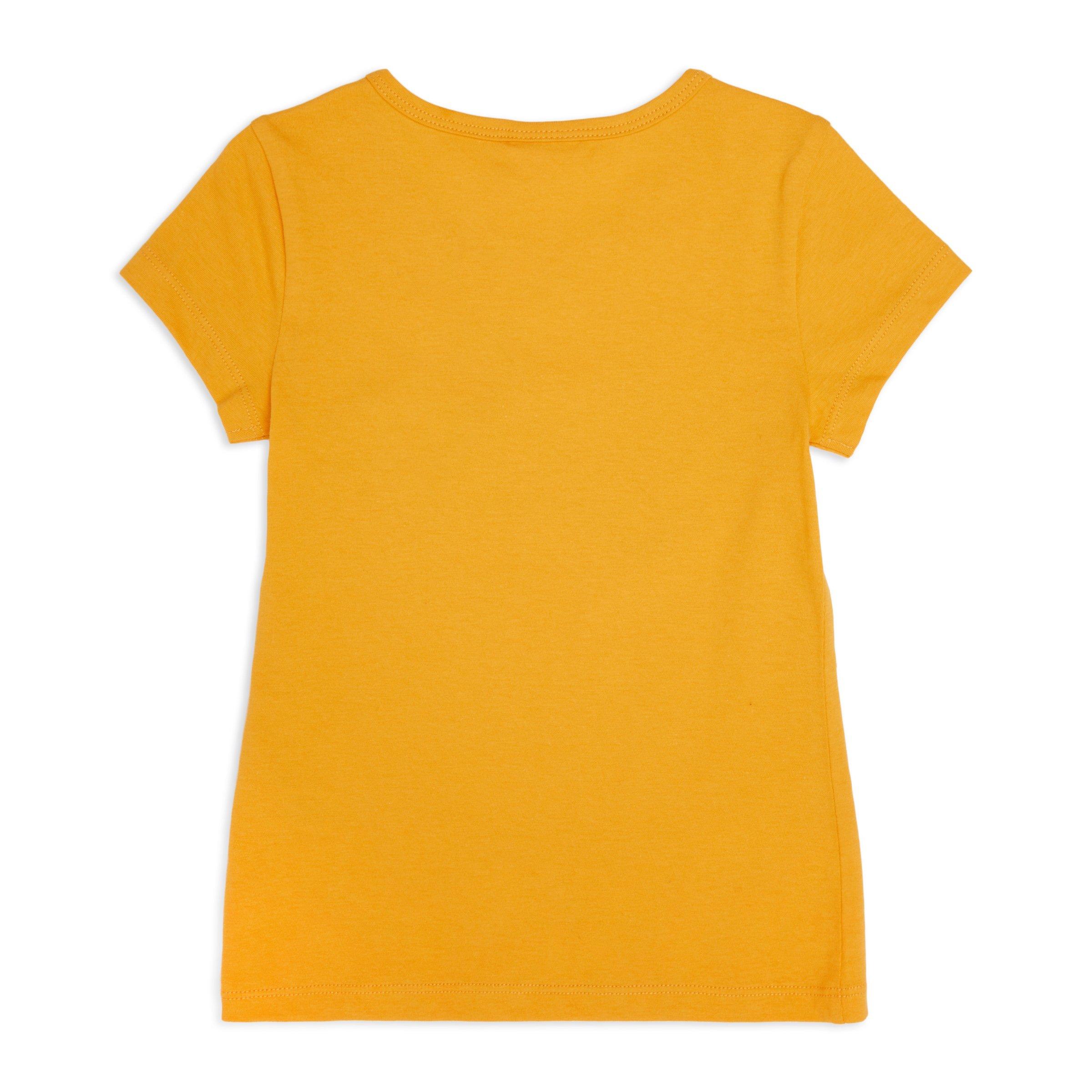 Girls mustard yellow outlet shirt