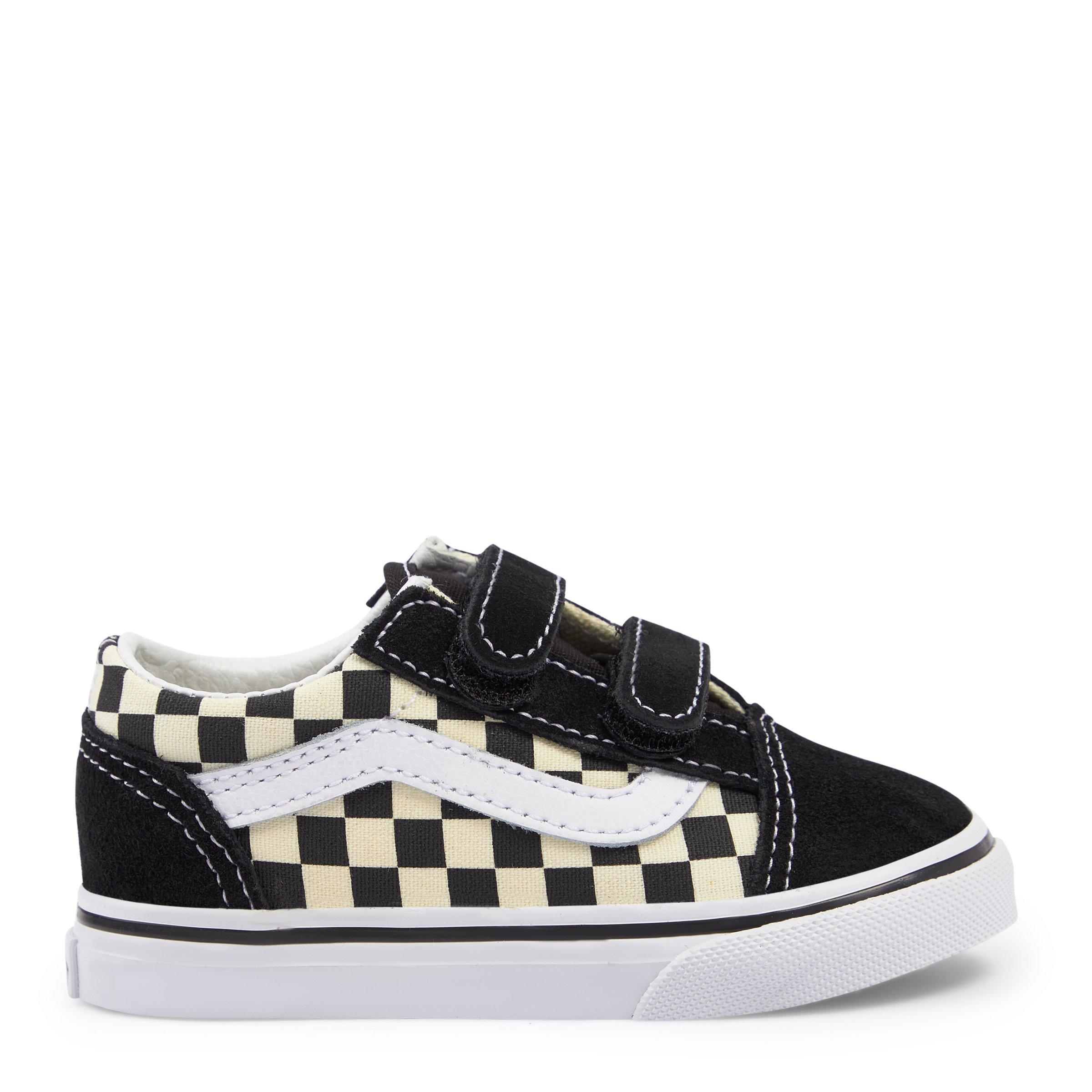 Black check hotsell old skool vans