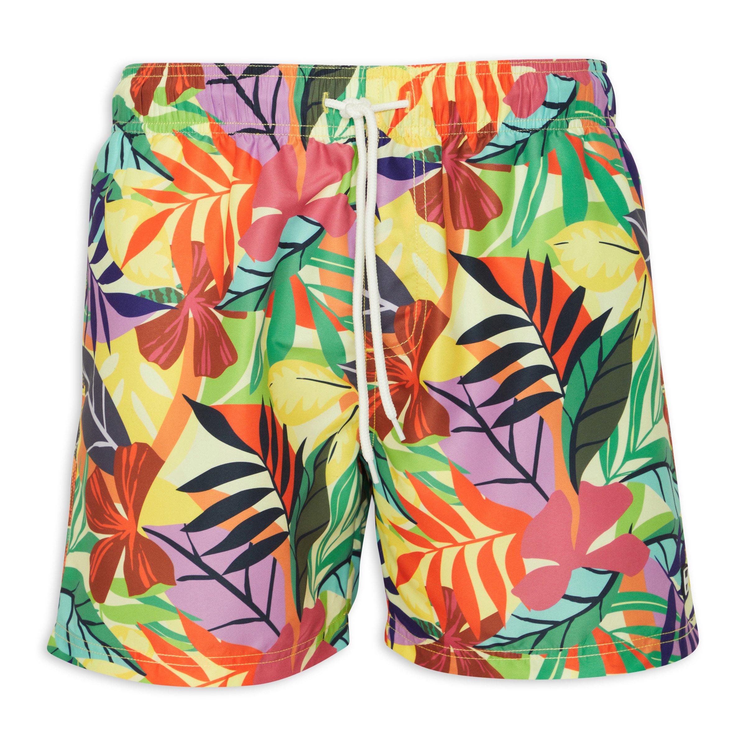Tropical Print Swim Shorts (3105753)
