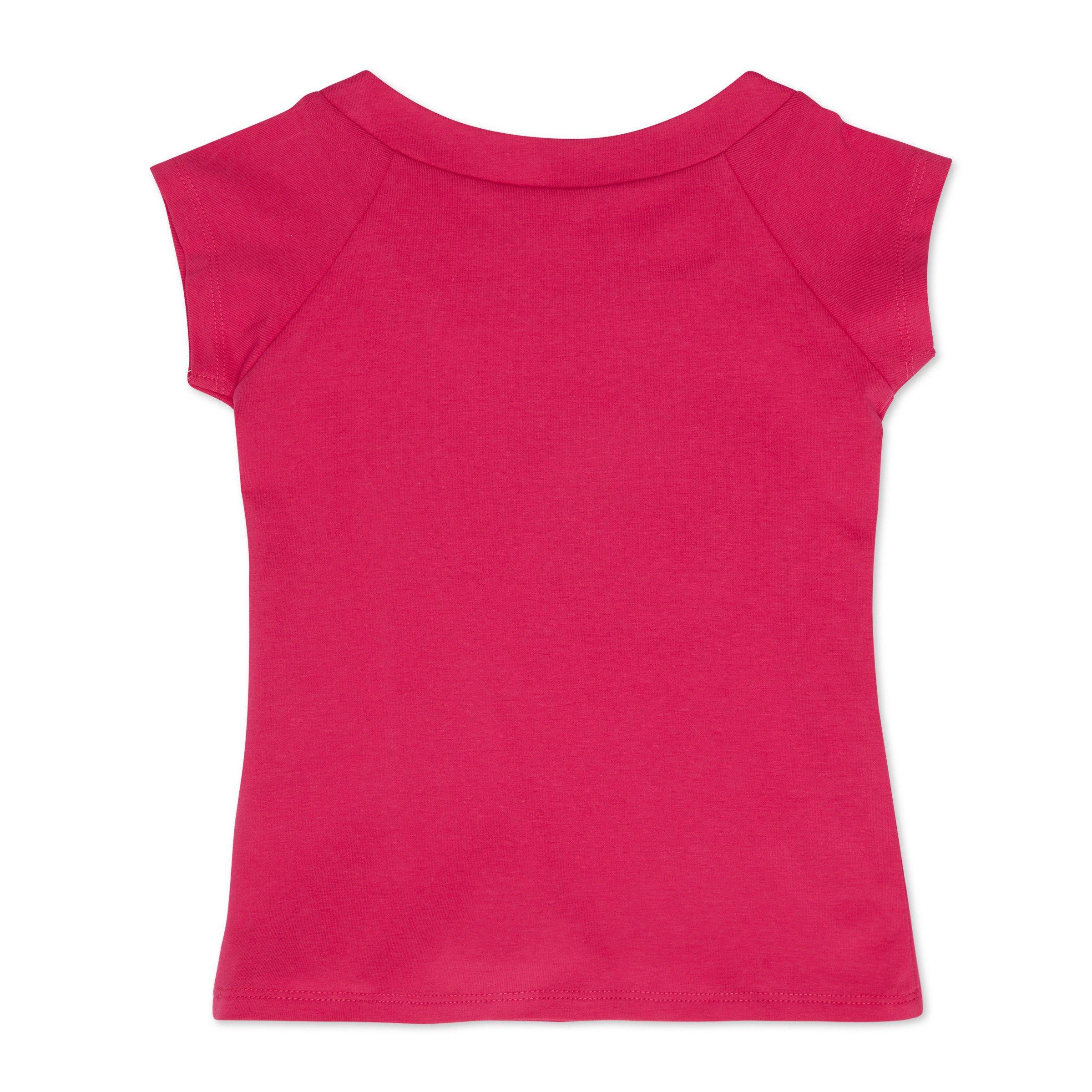 Girls plain hotsell pink t shirt