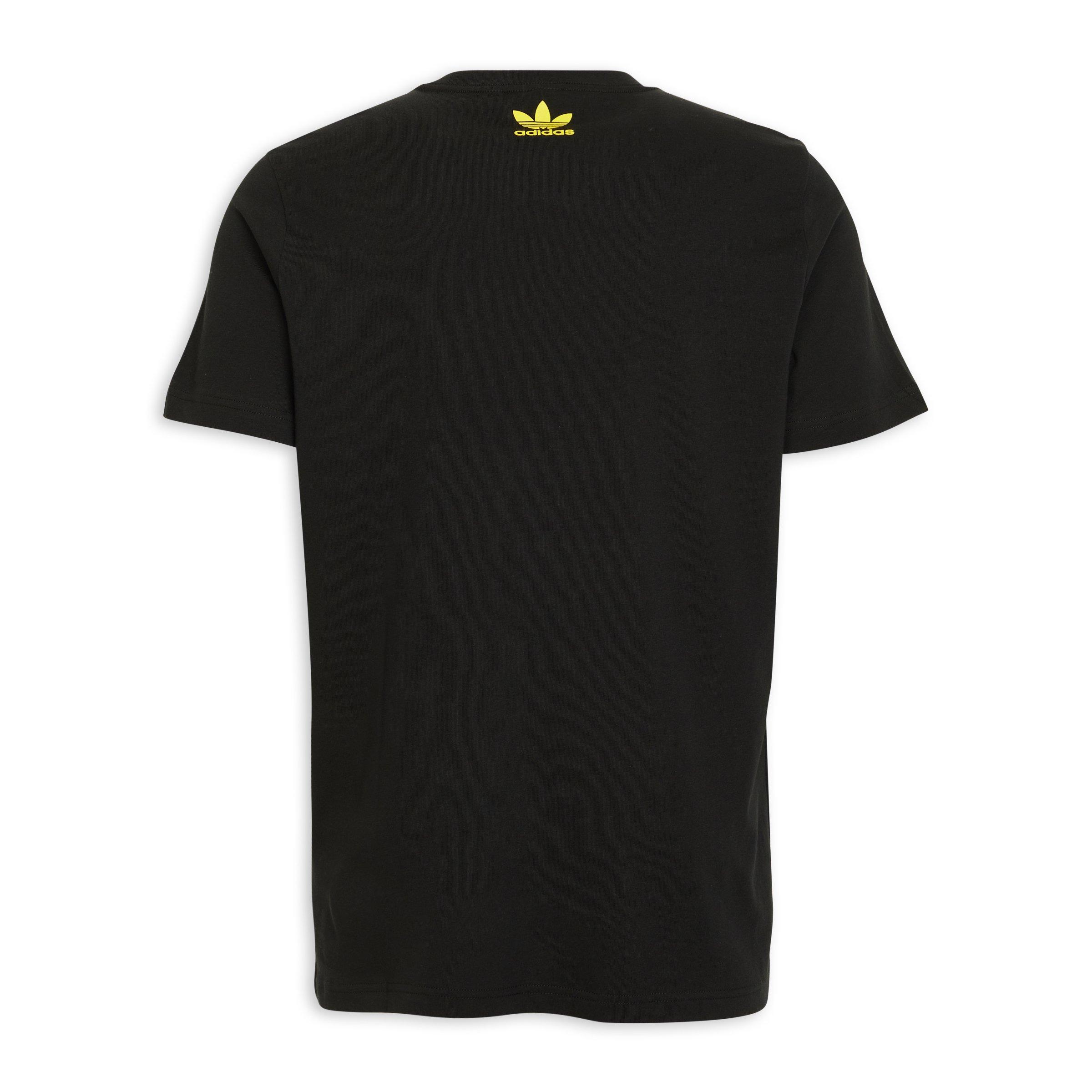 adidas floating trefoil tee