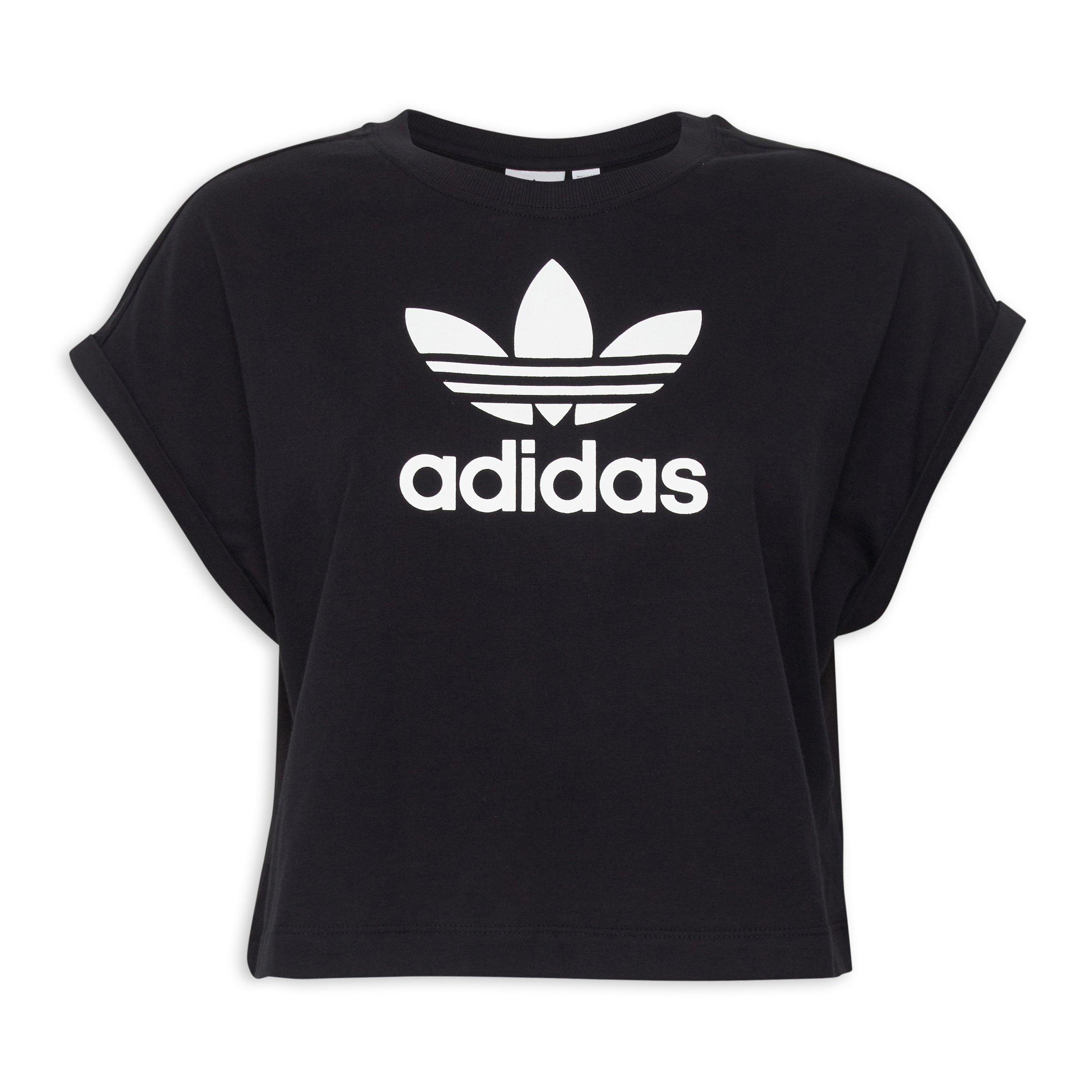 Adidas trefoil cheap crop