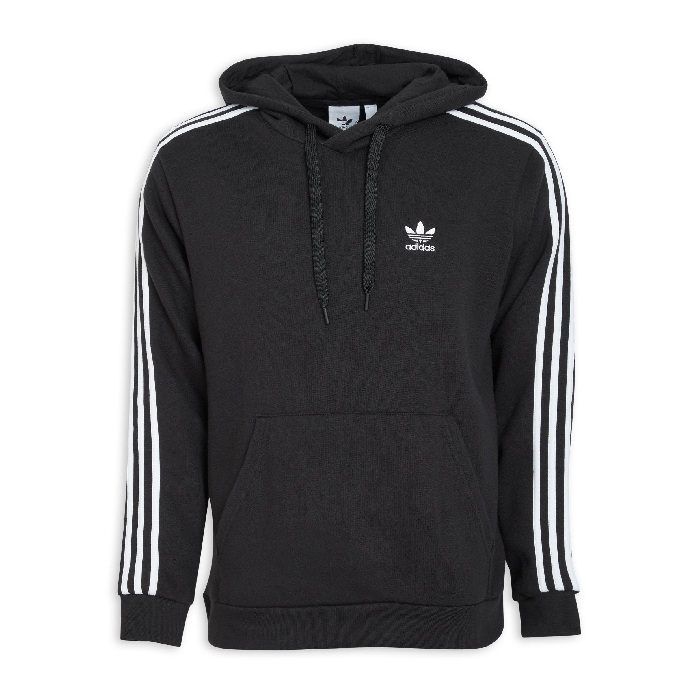 Adidas hoodie hot sale 3 stripes