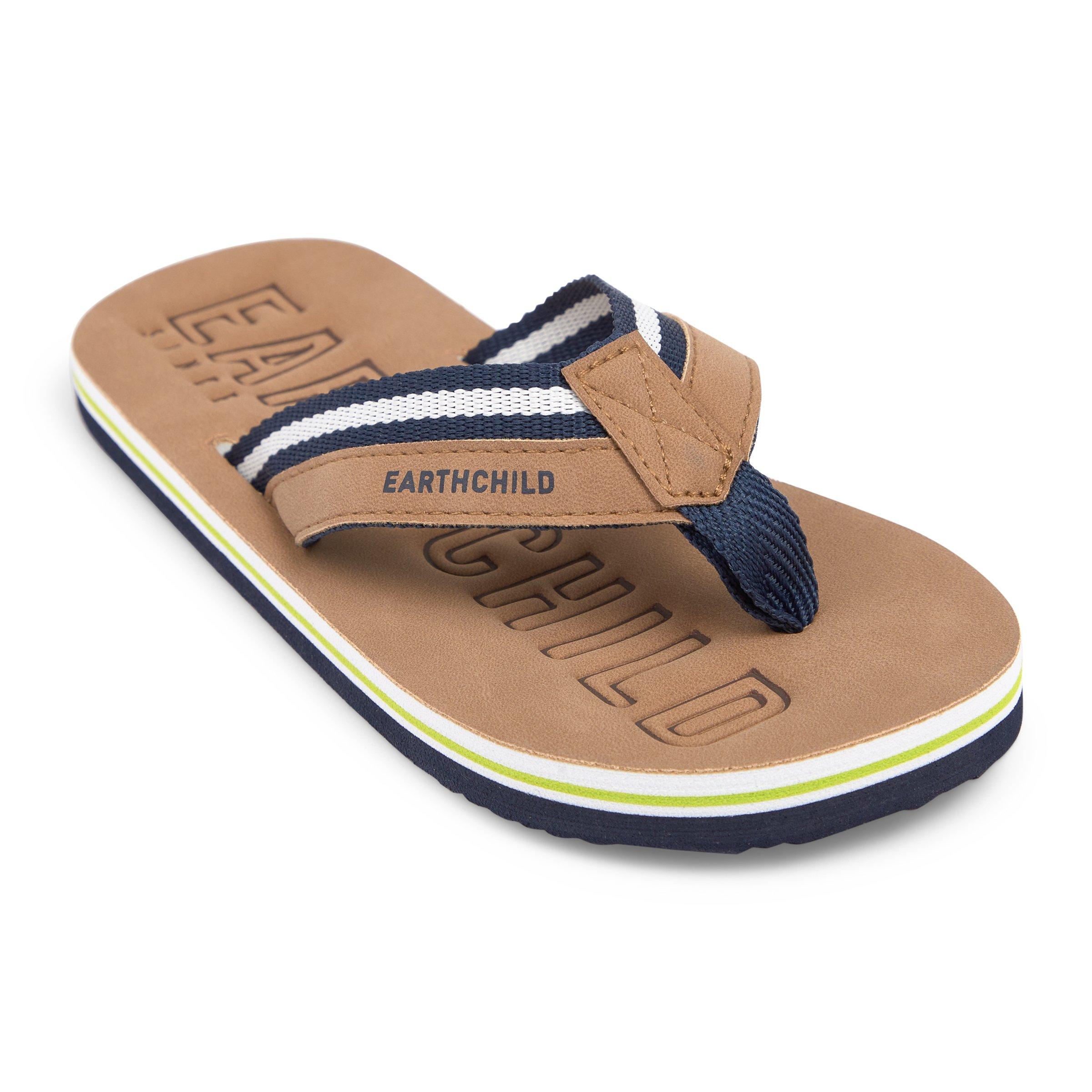 Boys tan store flip flops