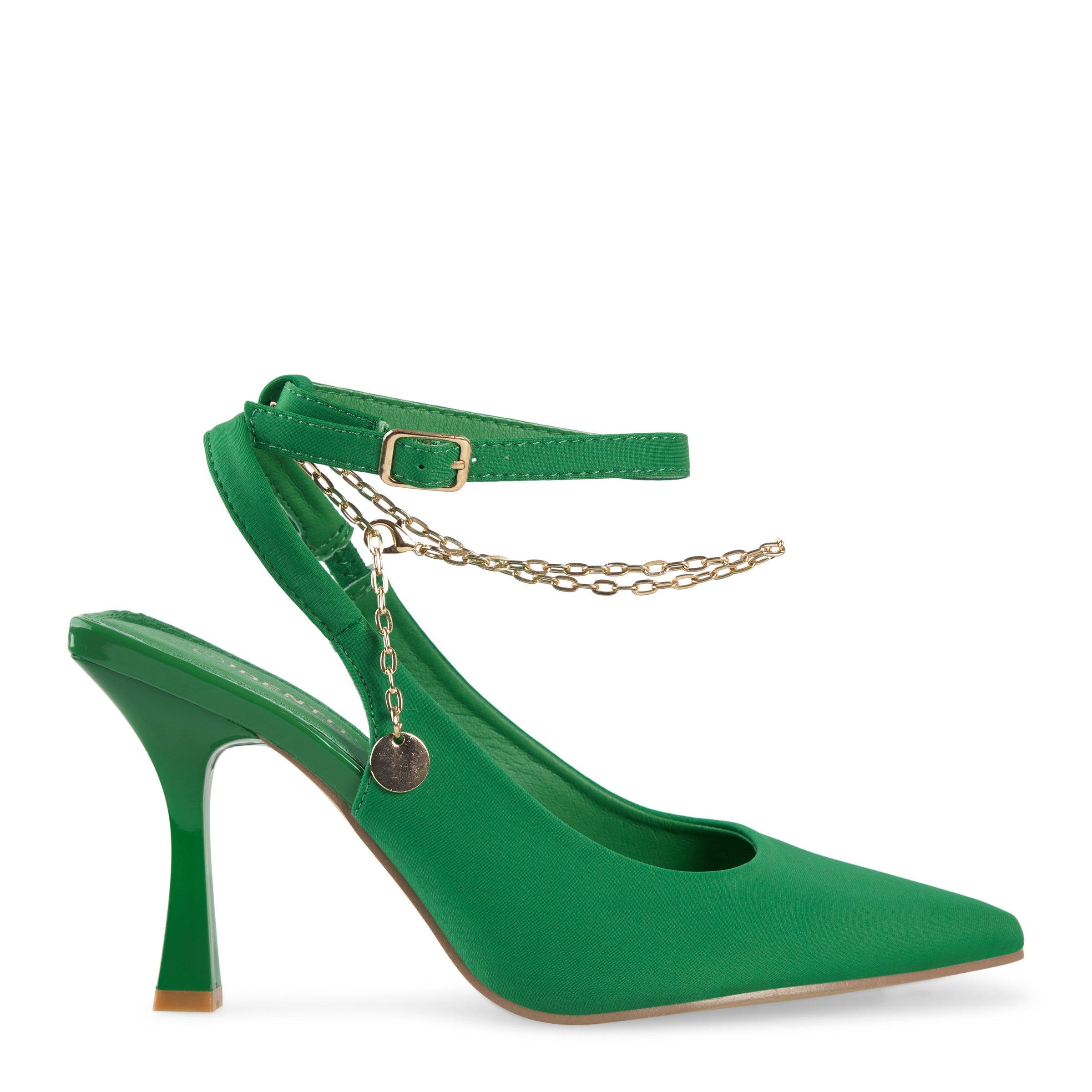 Green slingbacks discount