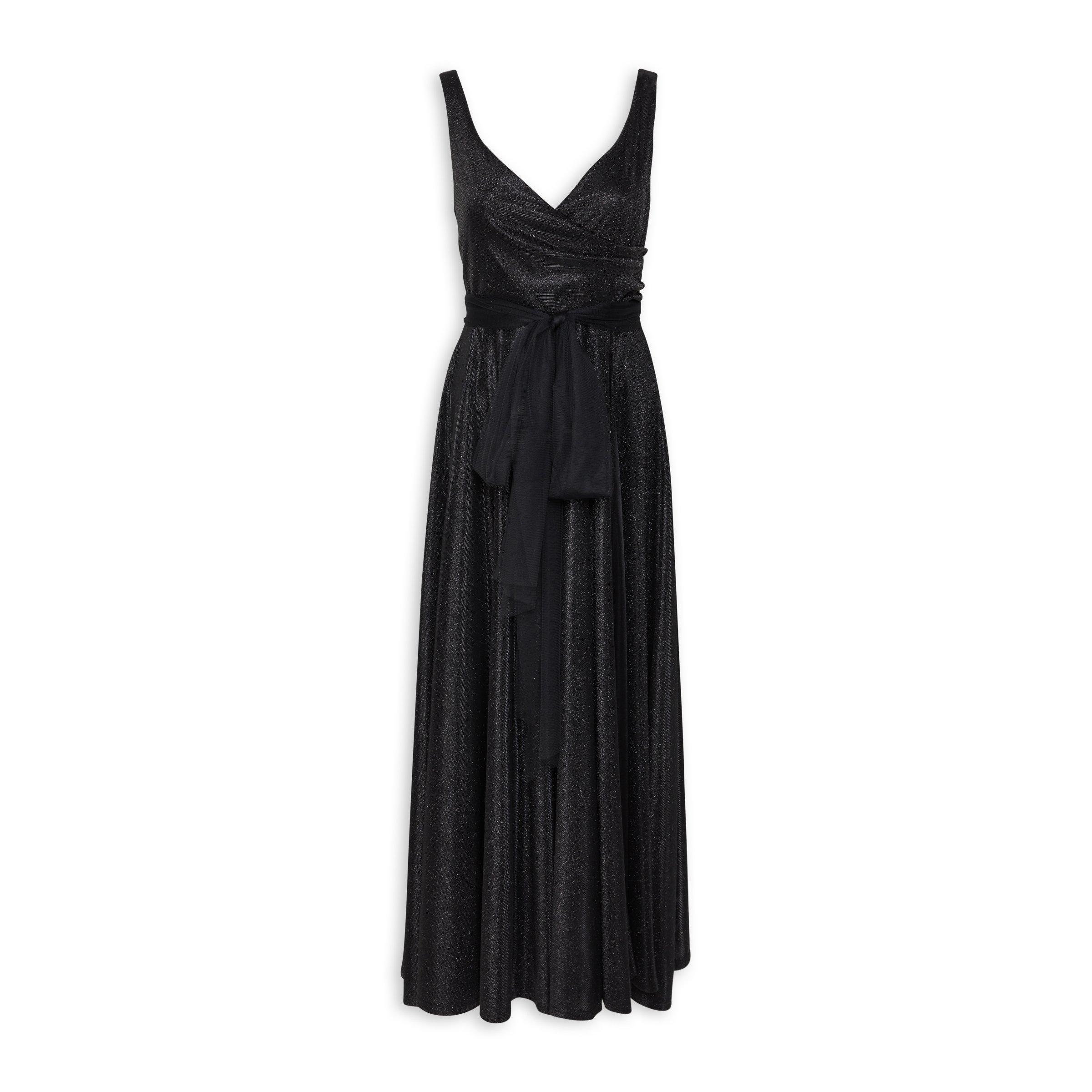 Black Fit Flare Evening Dress 3107028 Truworths