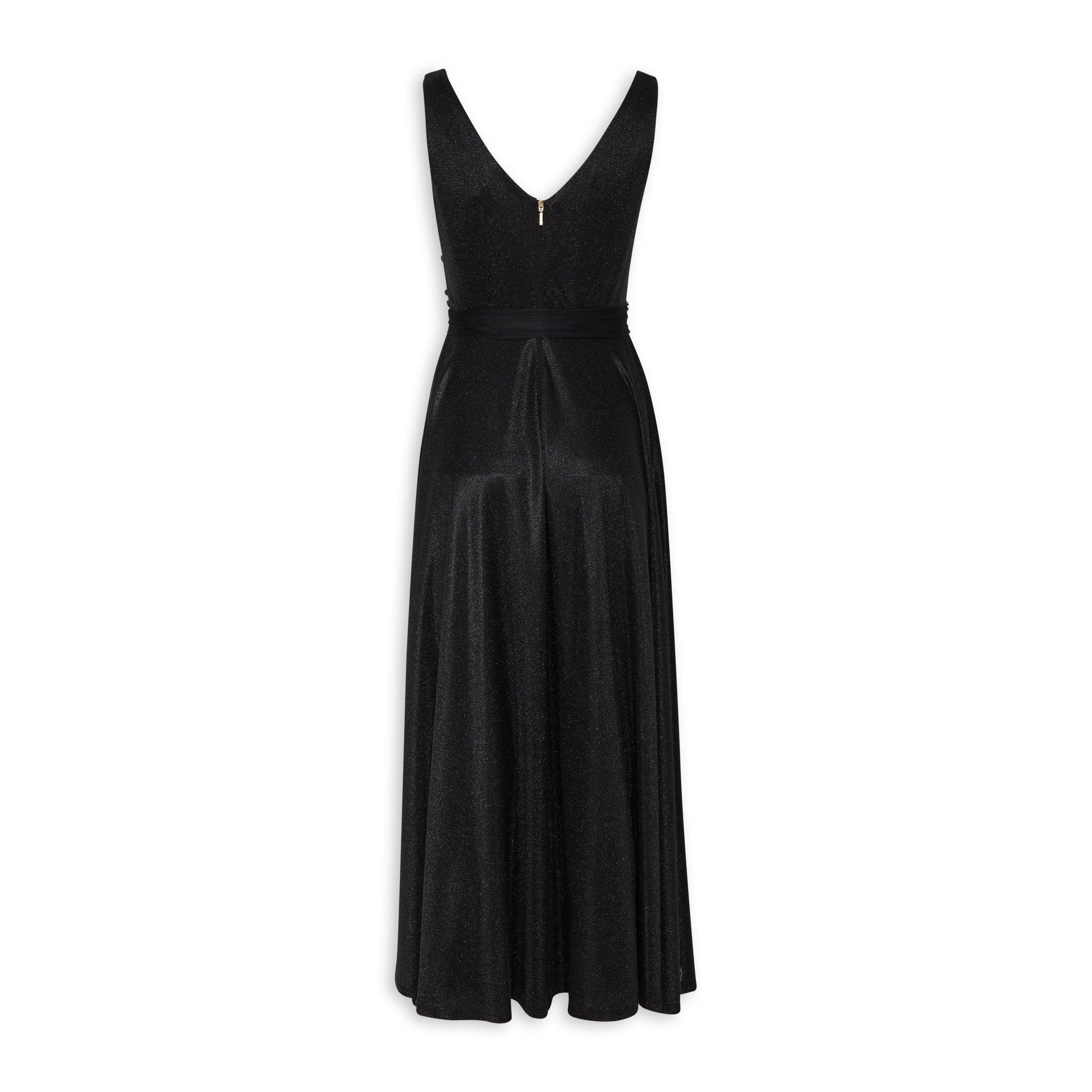 Black Fit Flare Evening Dress 3107028 Truworths