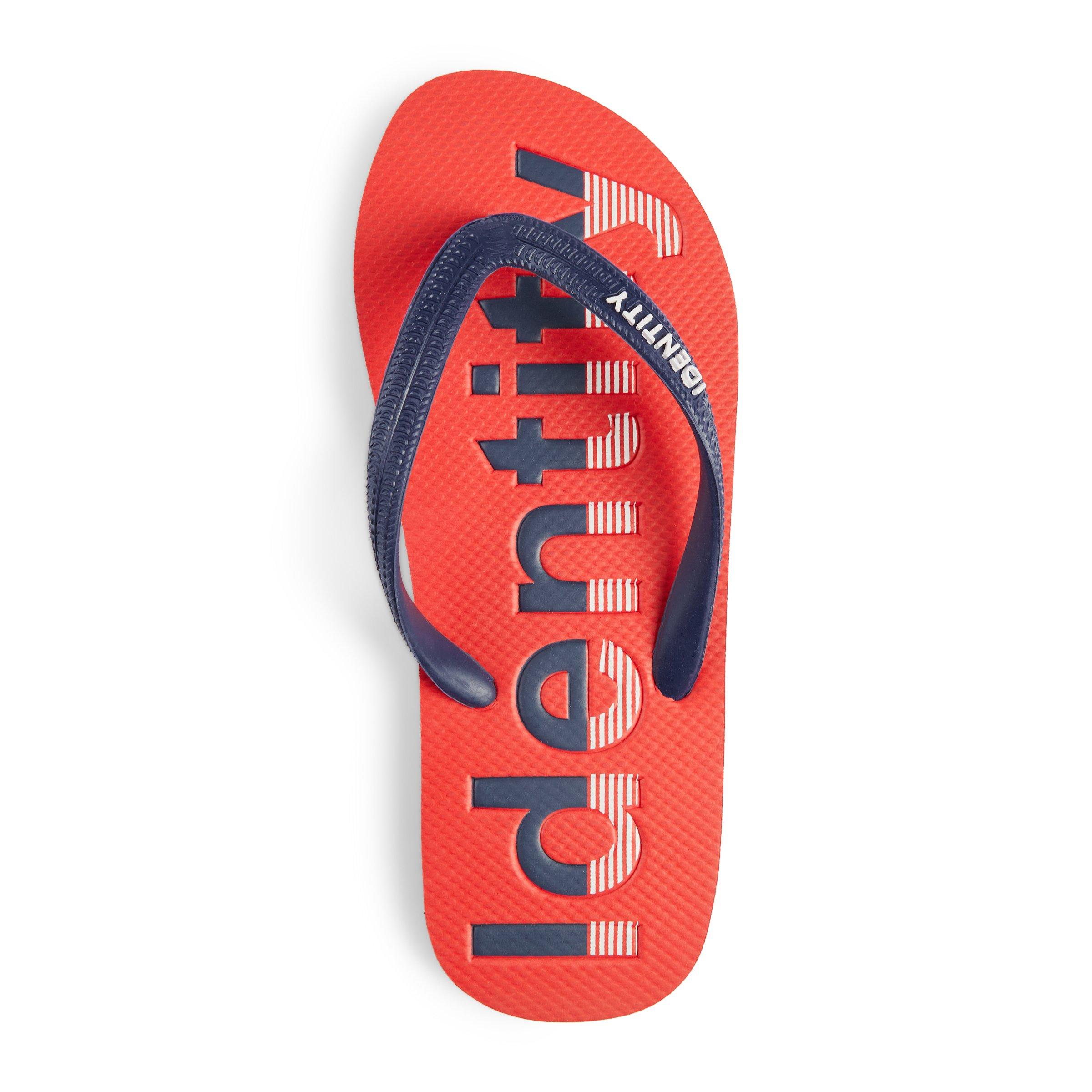 Boys red sales flip flops