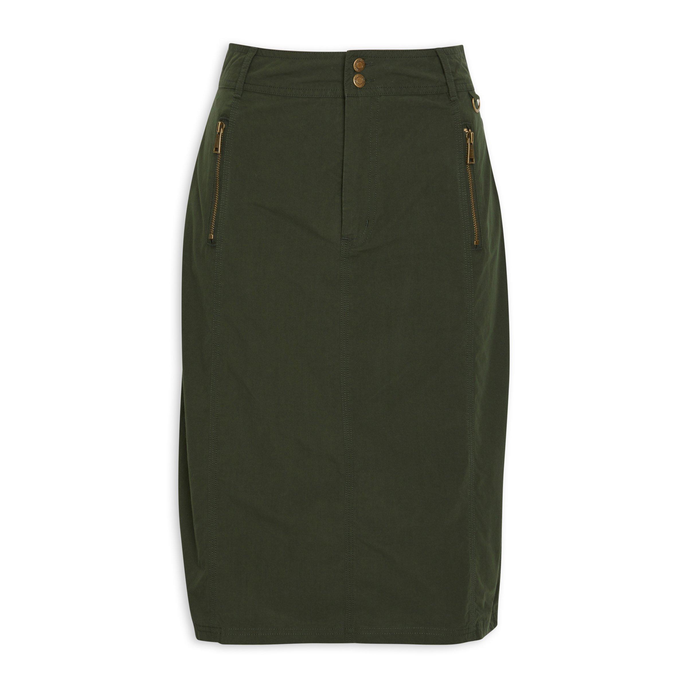 Green Utility Skirt 3107257 Identity