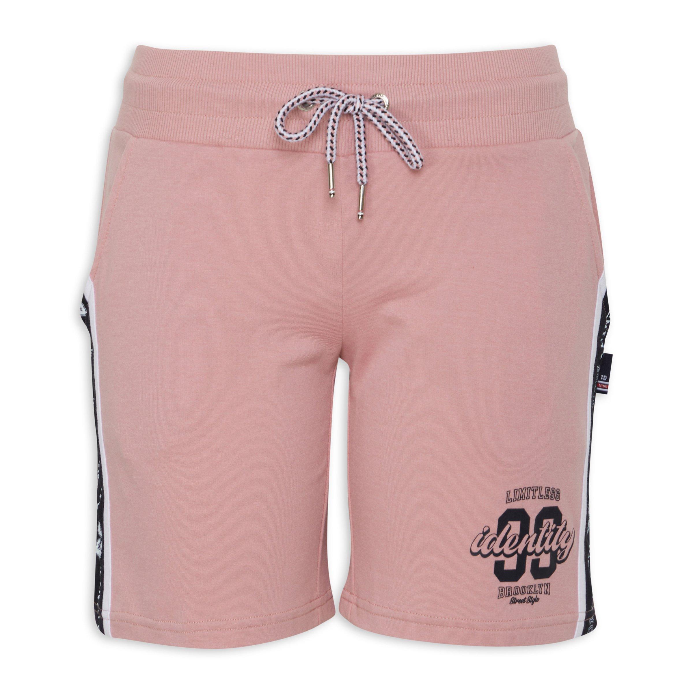 Pink jogger online shorts