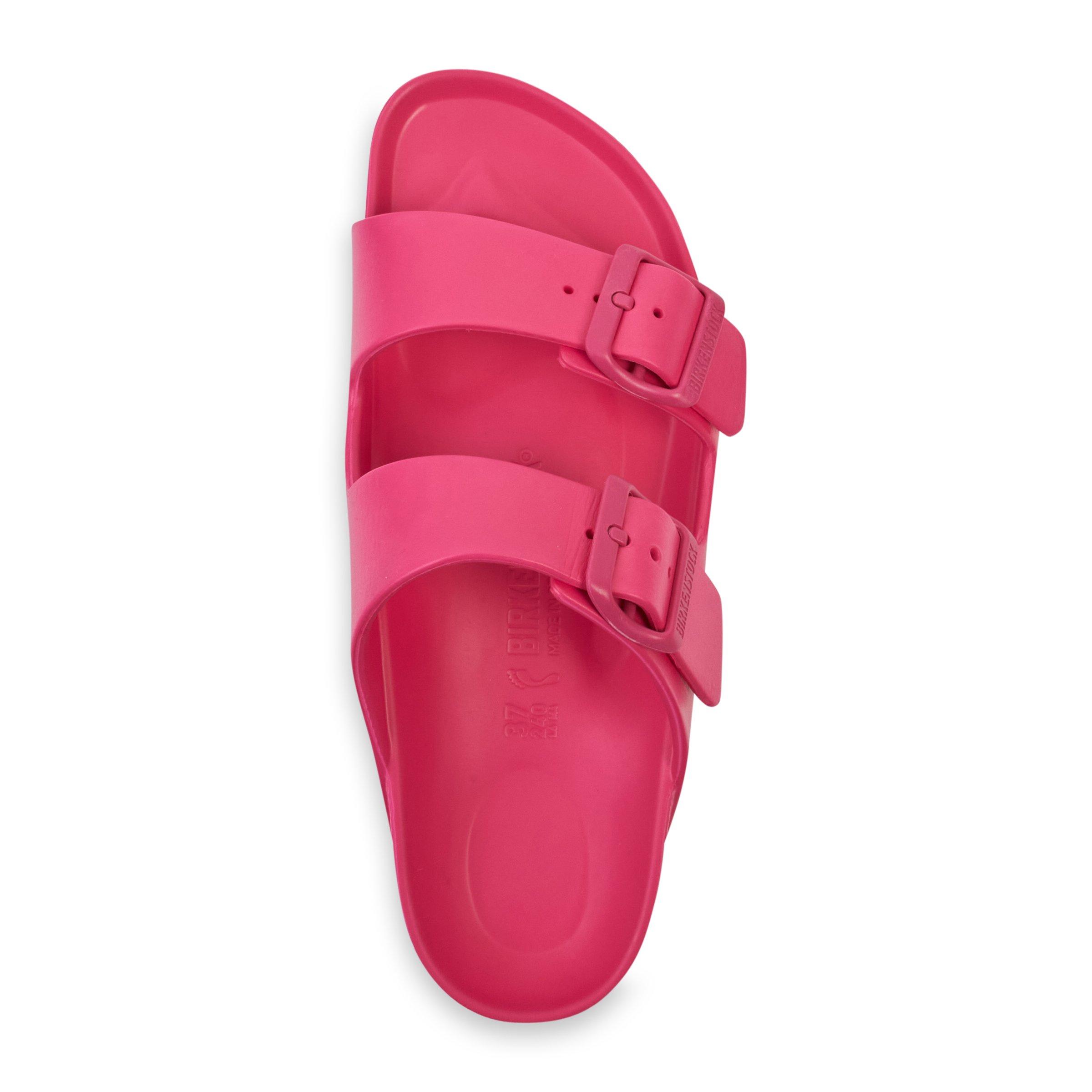 Neon pink birkenstock store sandals