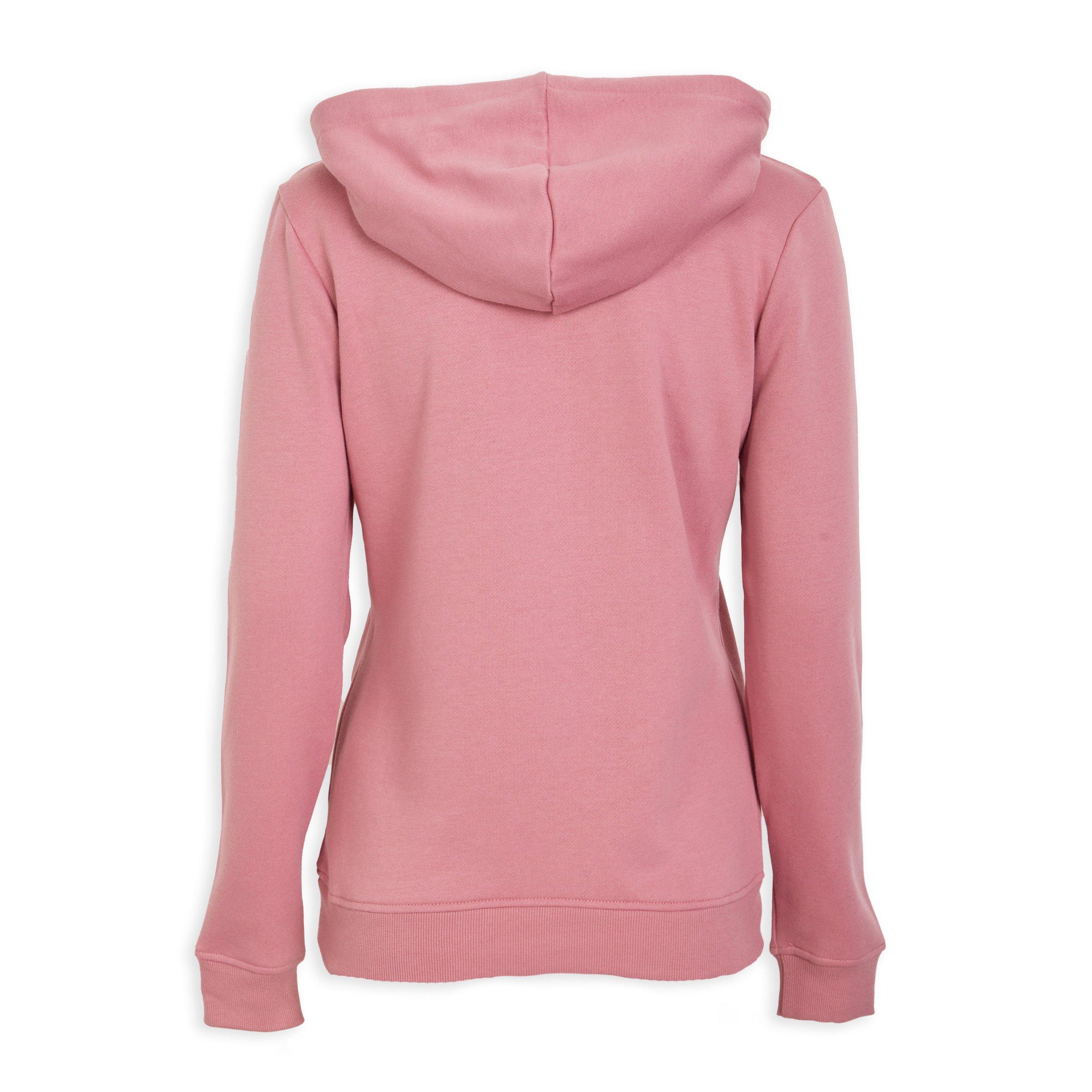 Pink Single-colour hoodie - Buy Online