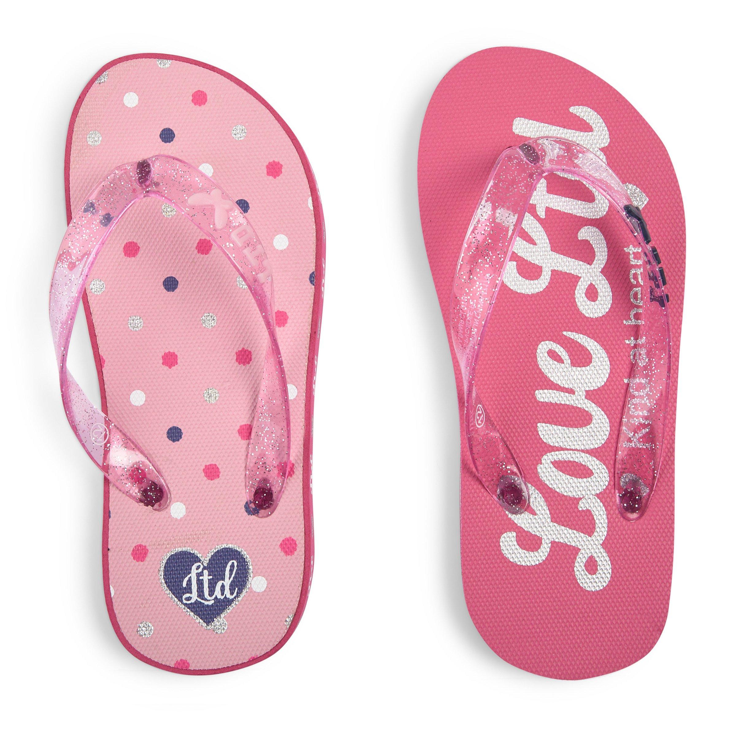 Kids girls hot sale flip flops