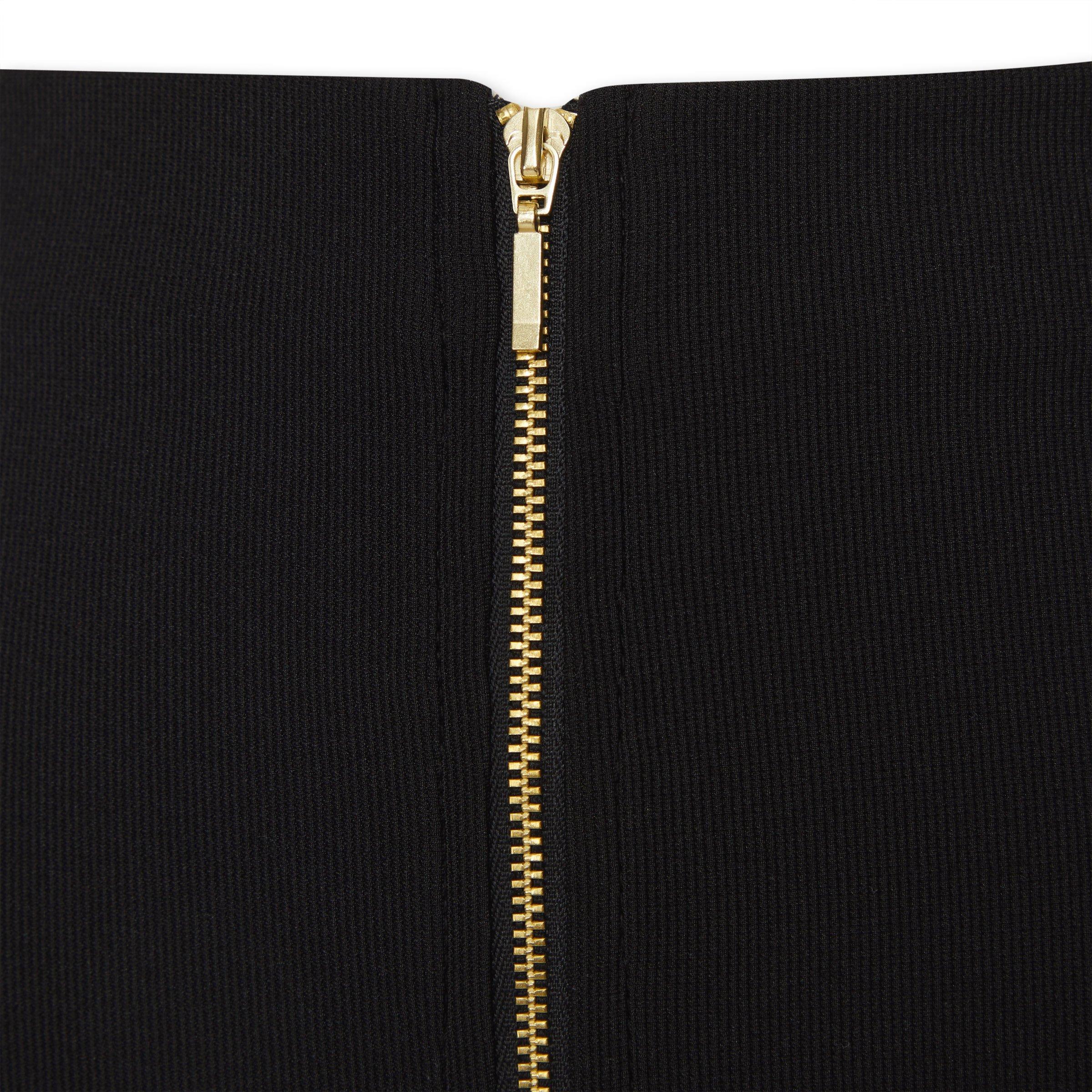 Black Zip Detailed Bodycon Skirt (3107701) | Truworths