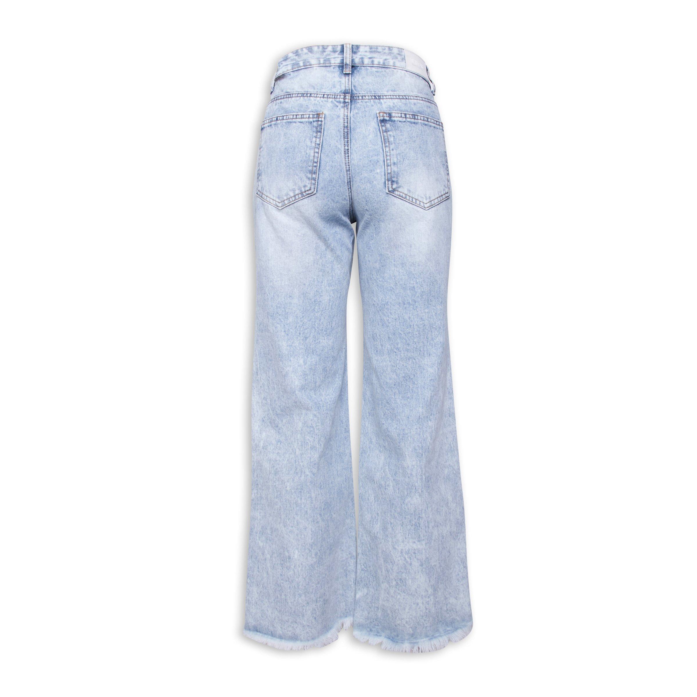 Ripped Wide-Leg Jeans (3107878)