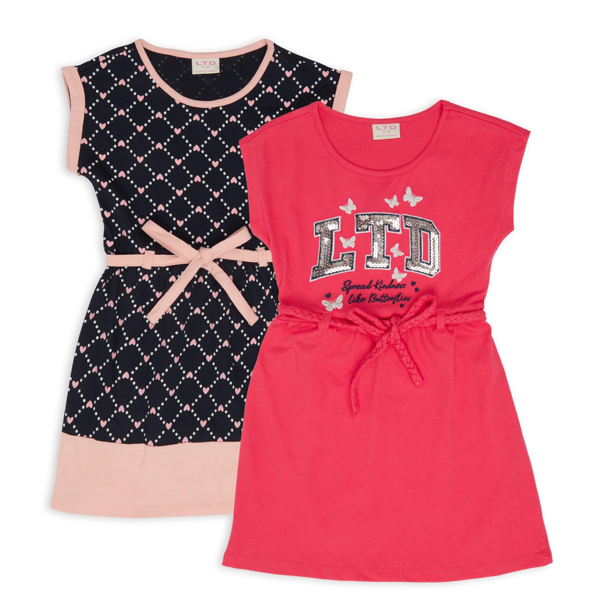 2 pack Kid Girl Shift Dresses 3108041 LTD Kids