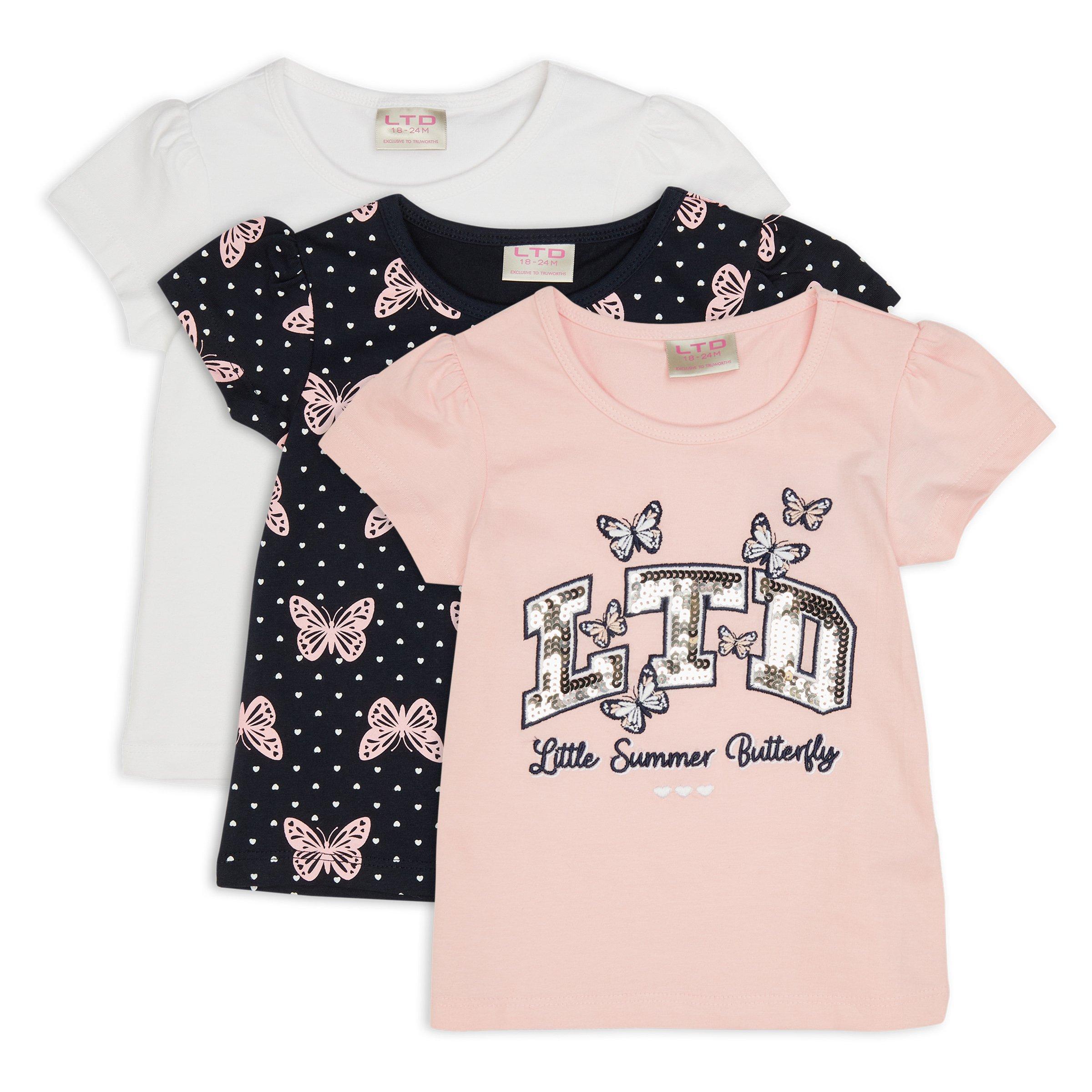 3 pack Baby Girl T shirts 3108045 LTD Kids