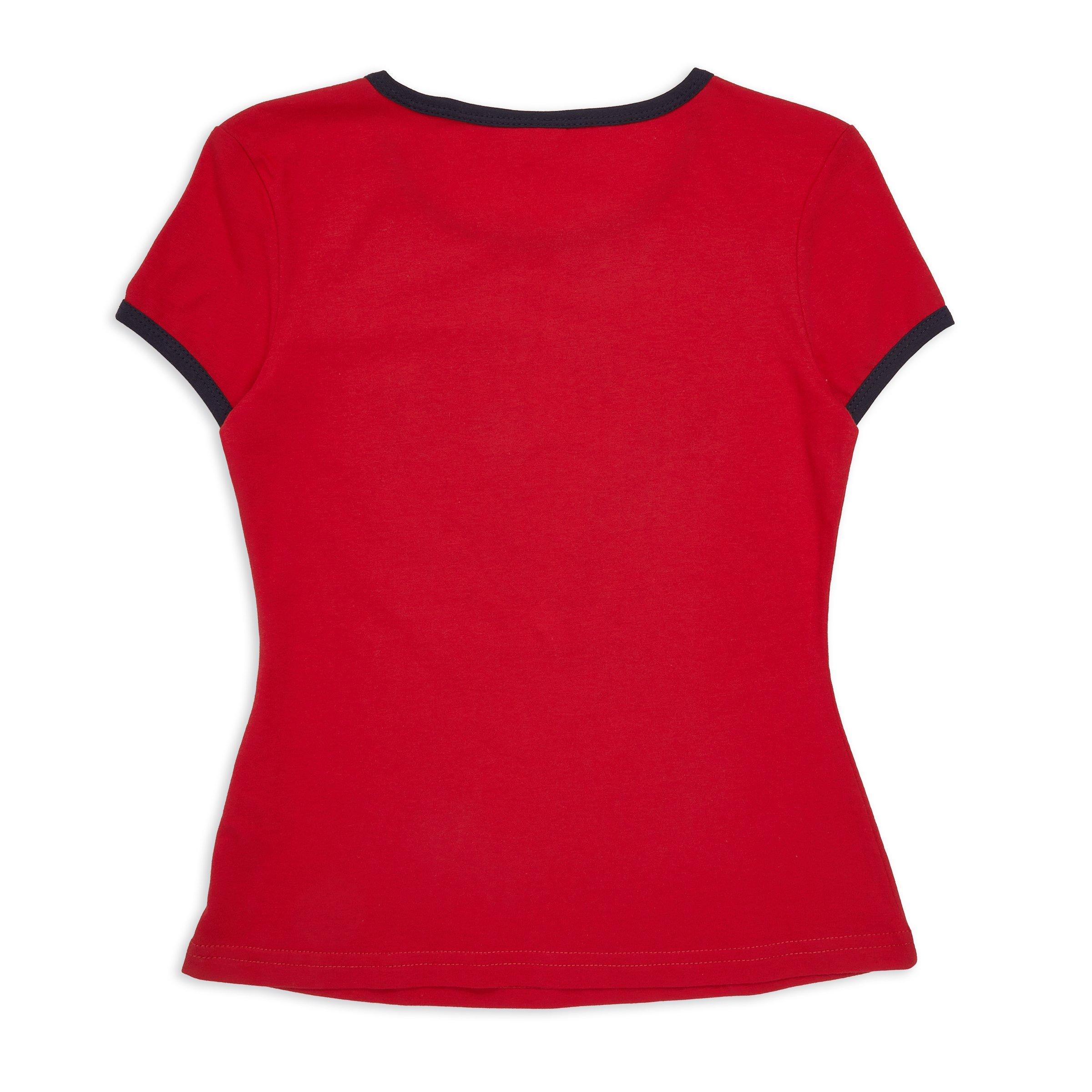 Girls red tee outlet shirt