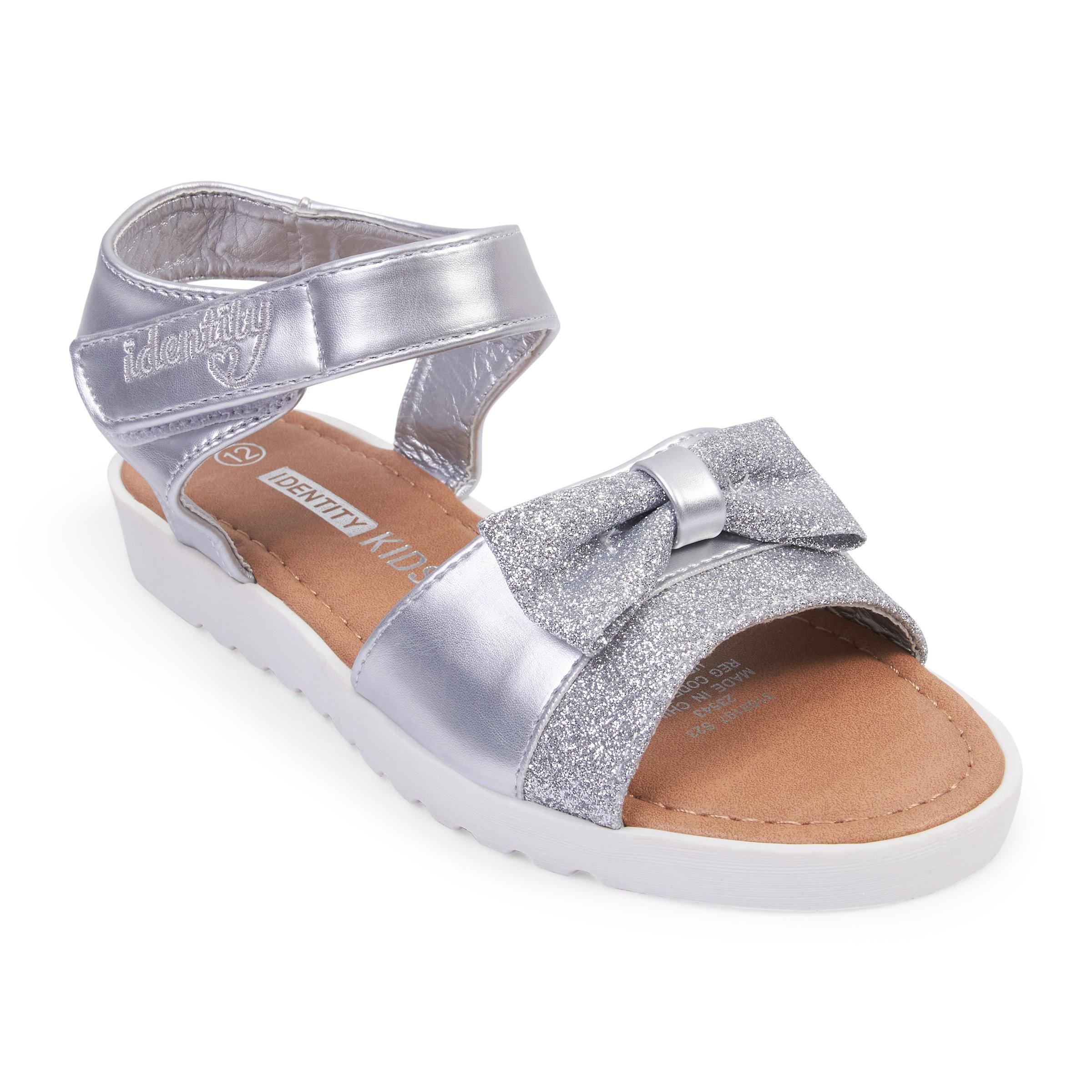 Girls Silver Wedge Sandals 3108197 Identity