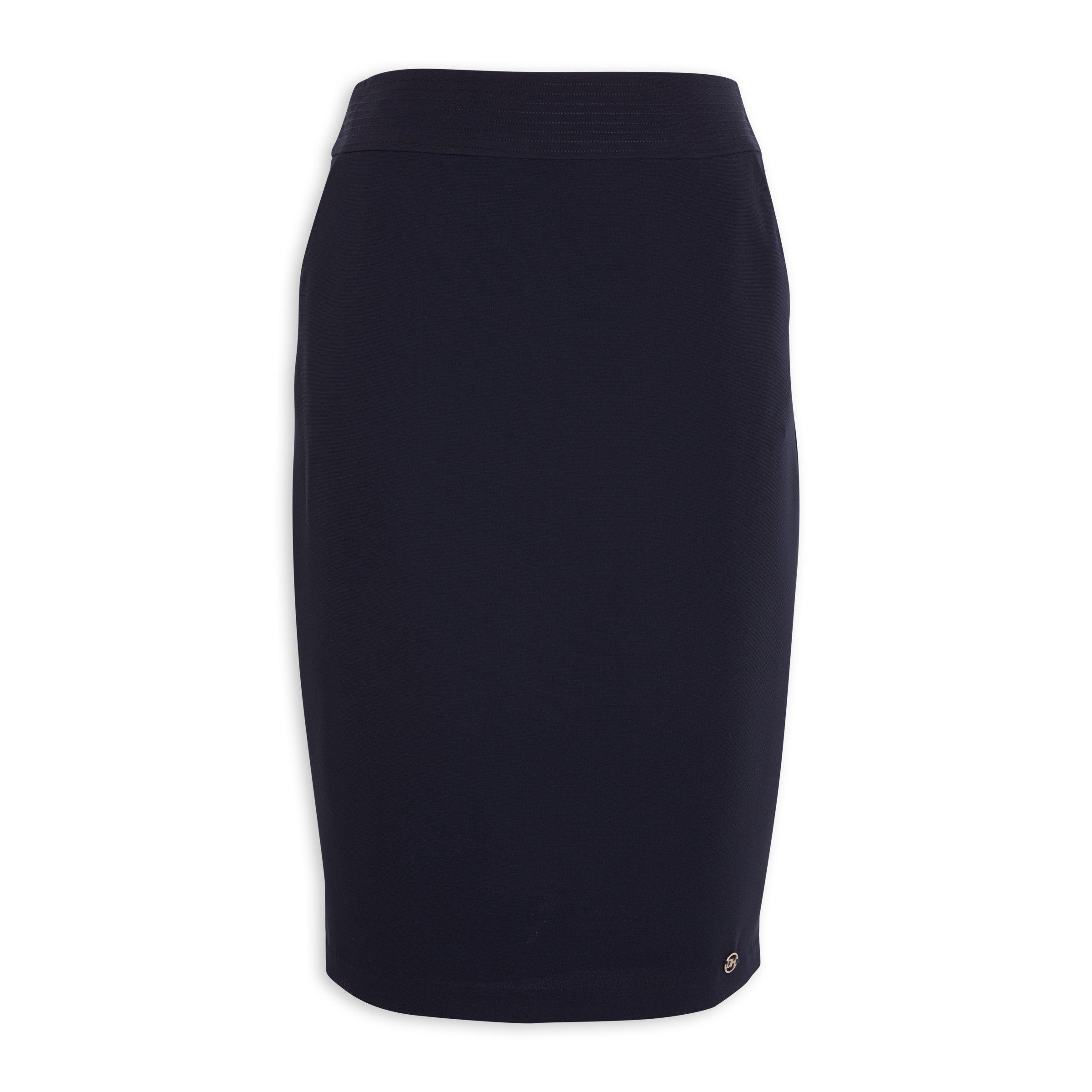 Dark navy pencil skirt best sale