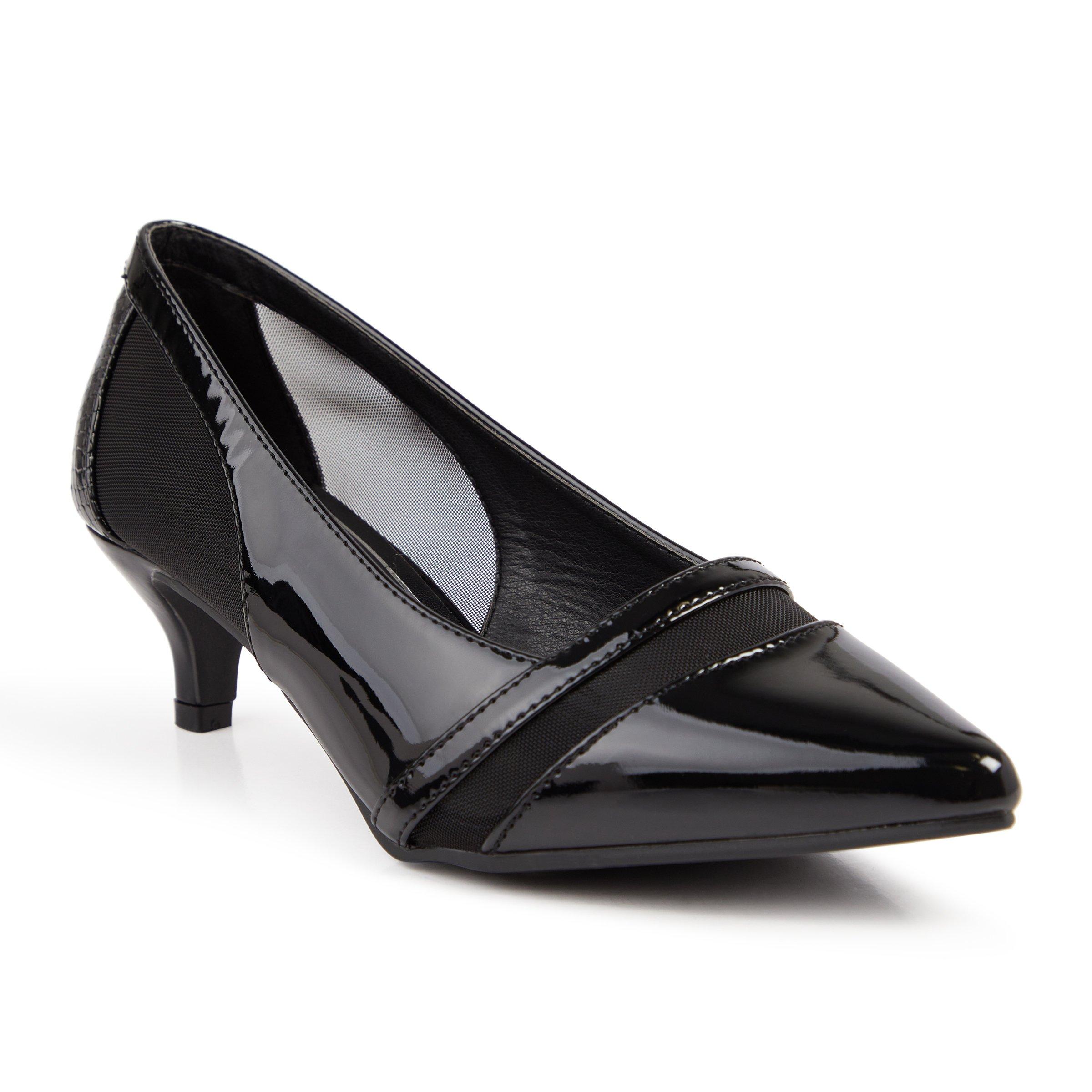 Black Pointy Court Low Heel 3108534 Truworths