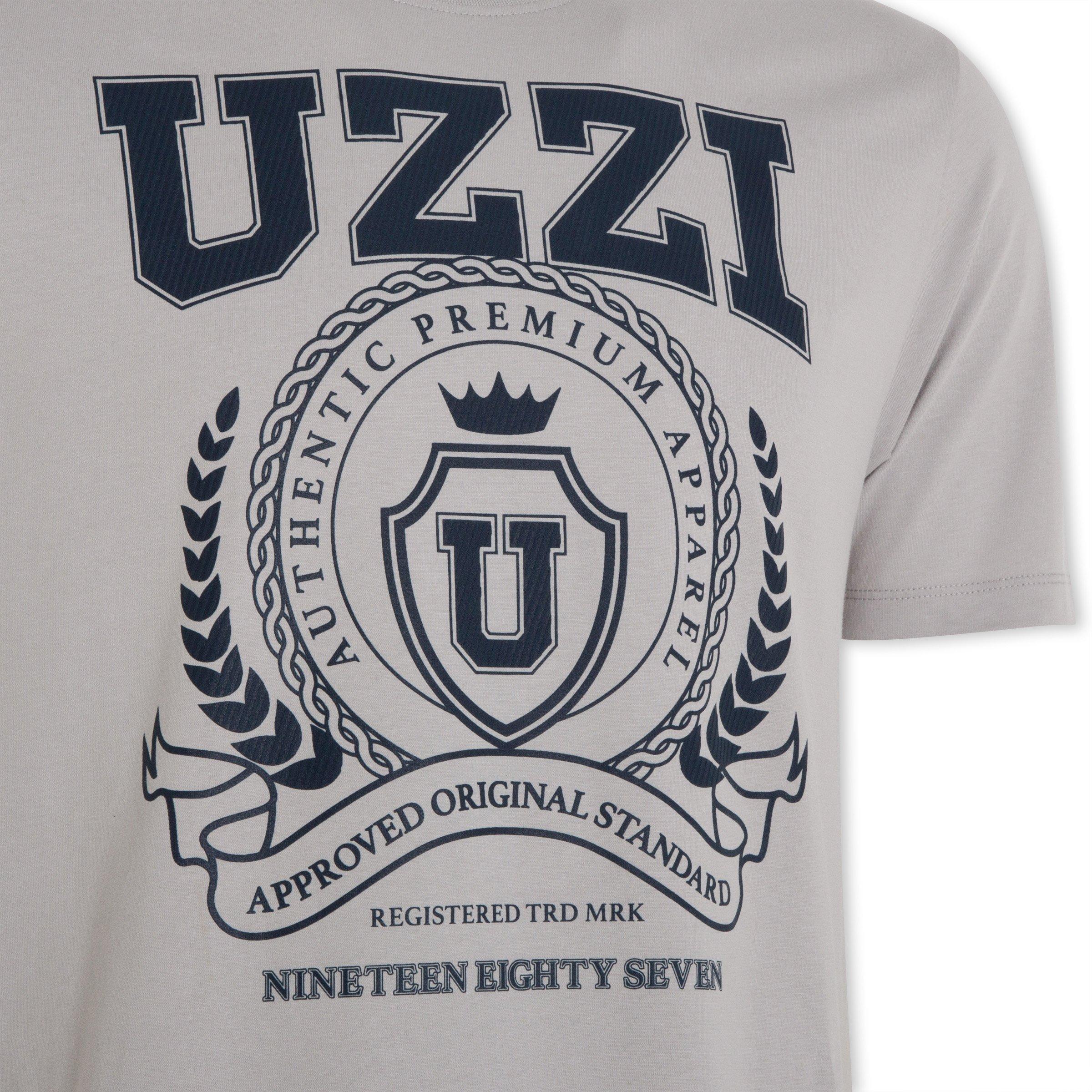 Grey Branded T-shirt (3108584) | UZZI