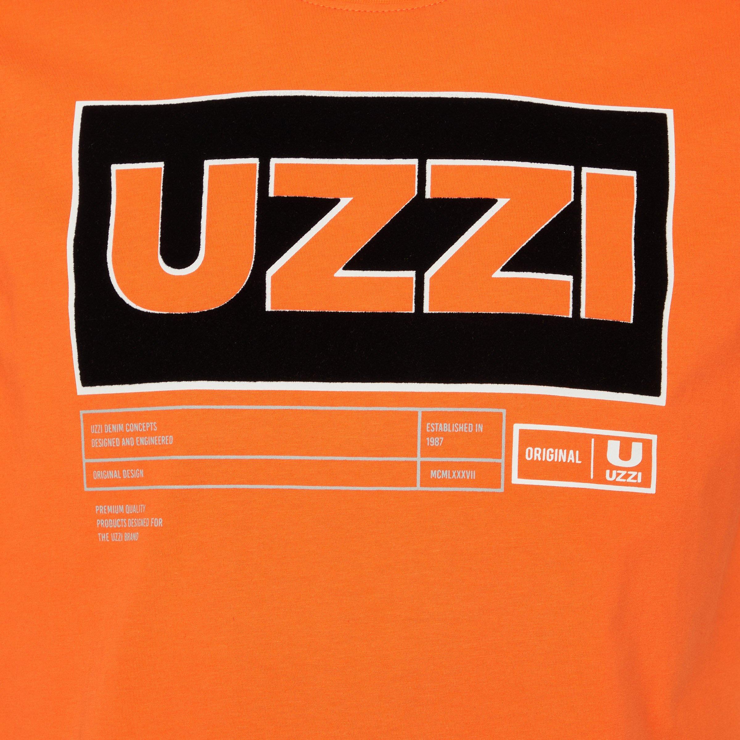 Orange Branded T shirt 3108601 UZZI