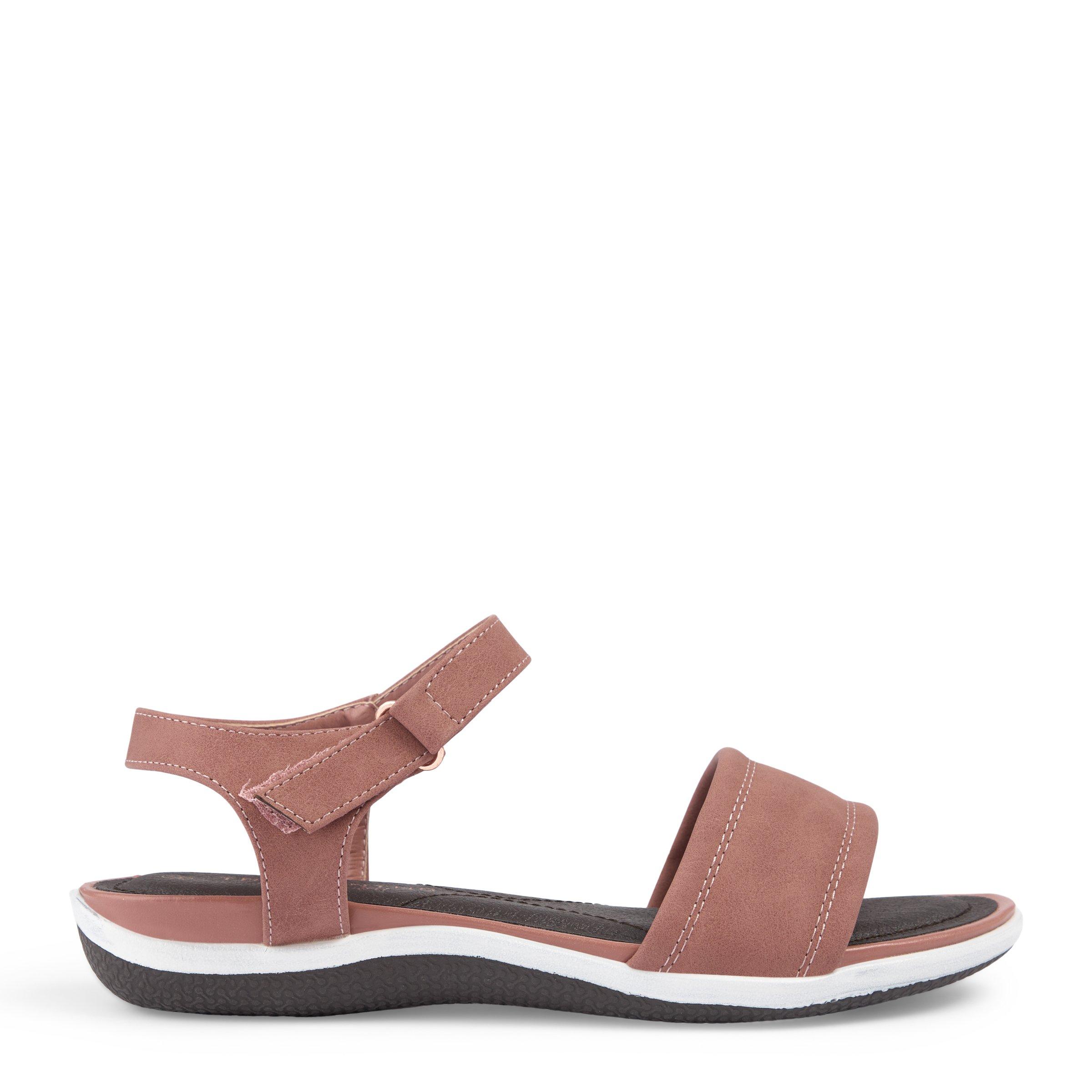 Dusty Pink Wedge Sandal