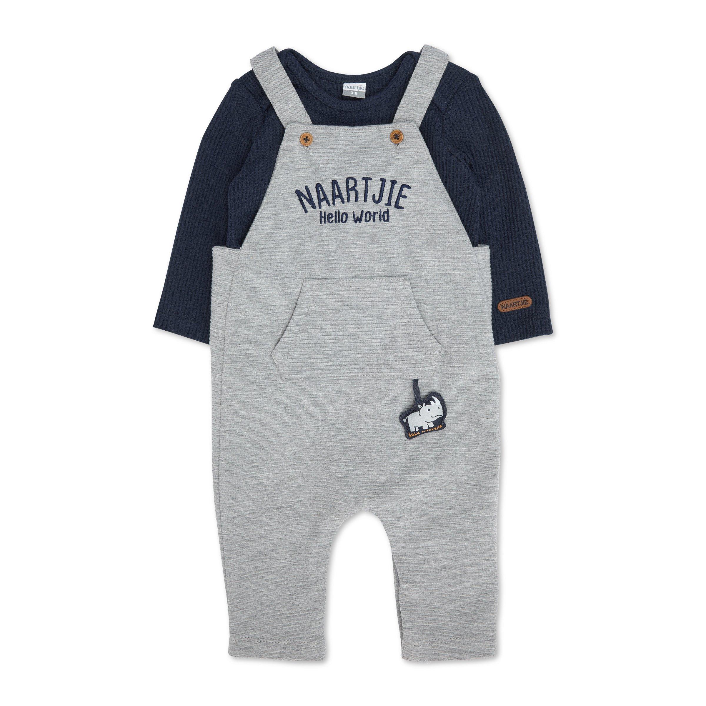 Grey sales baby dungarees