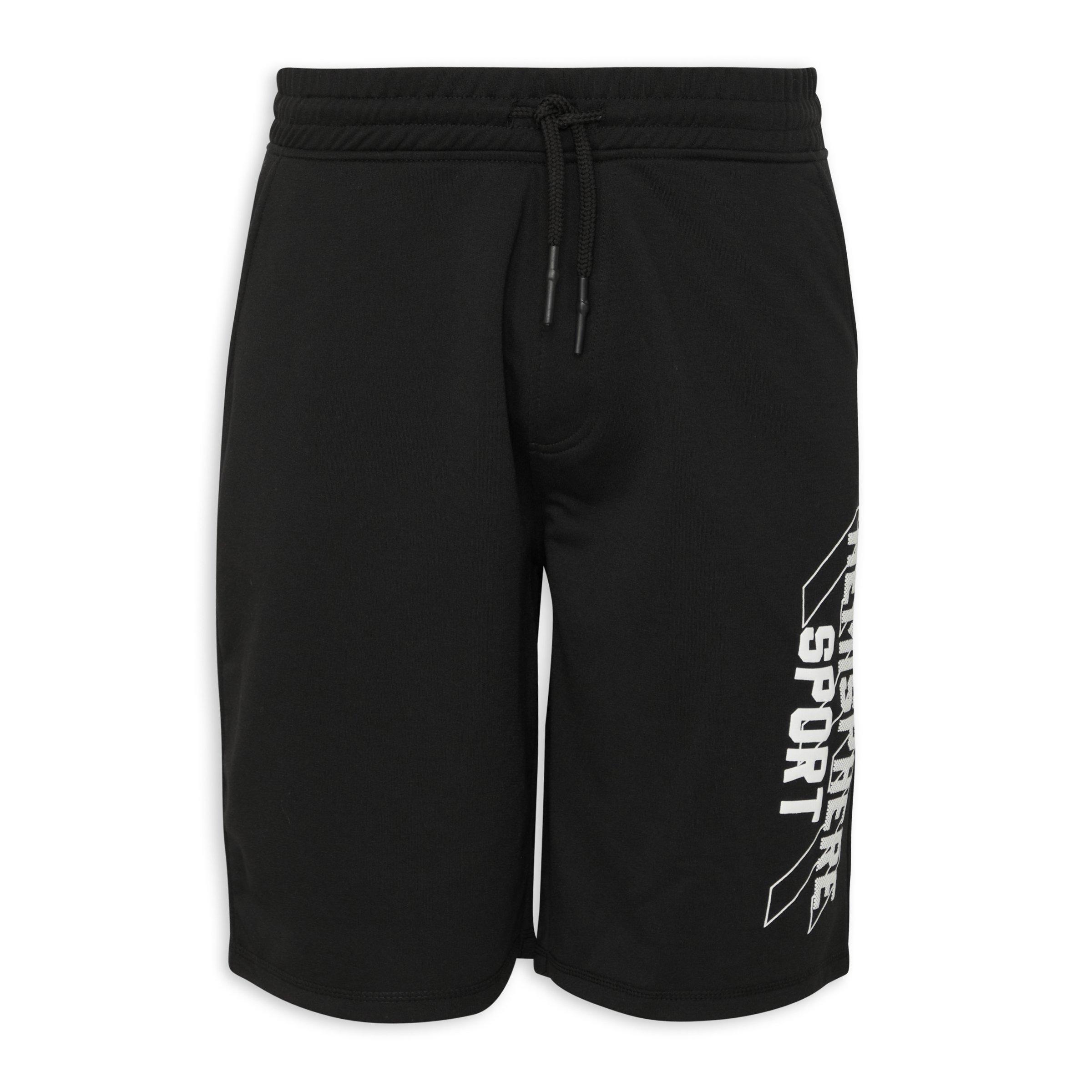 Black discount jogger short