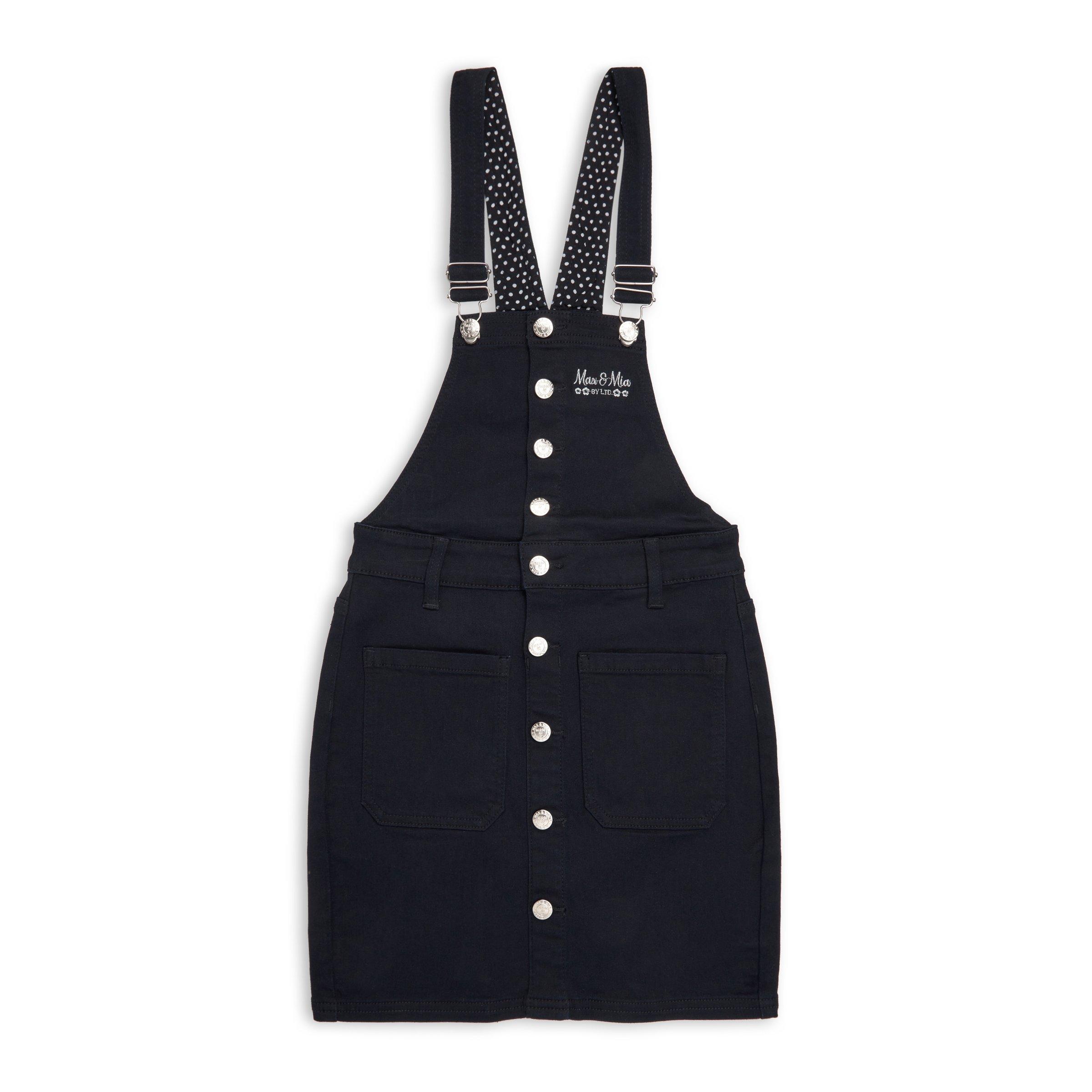 Girls navy pinafore dress sales