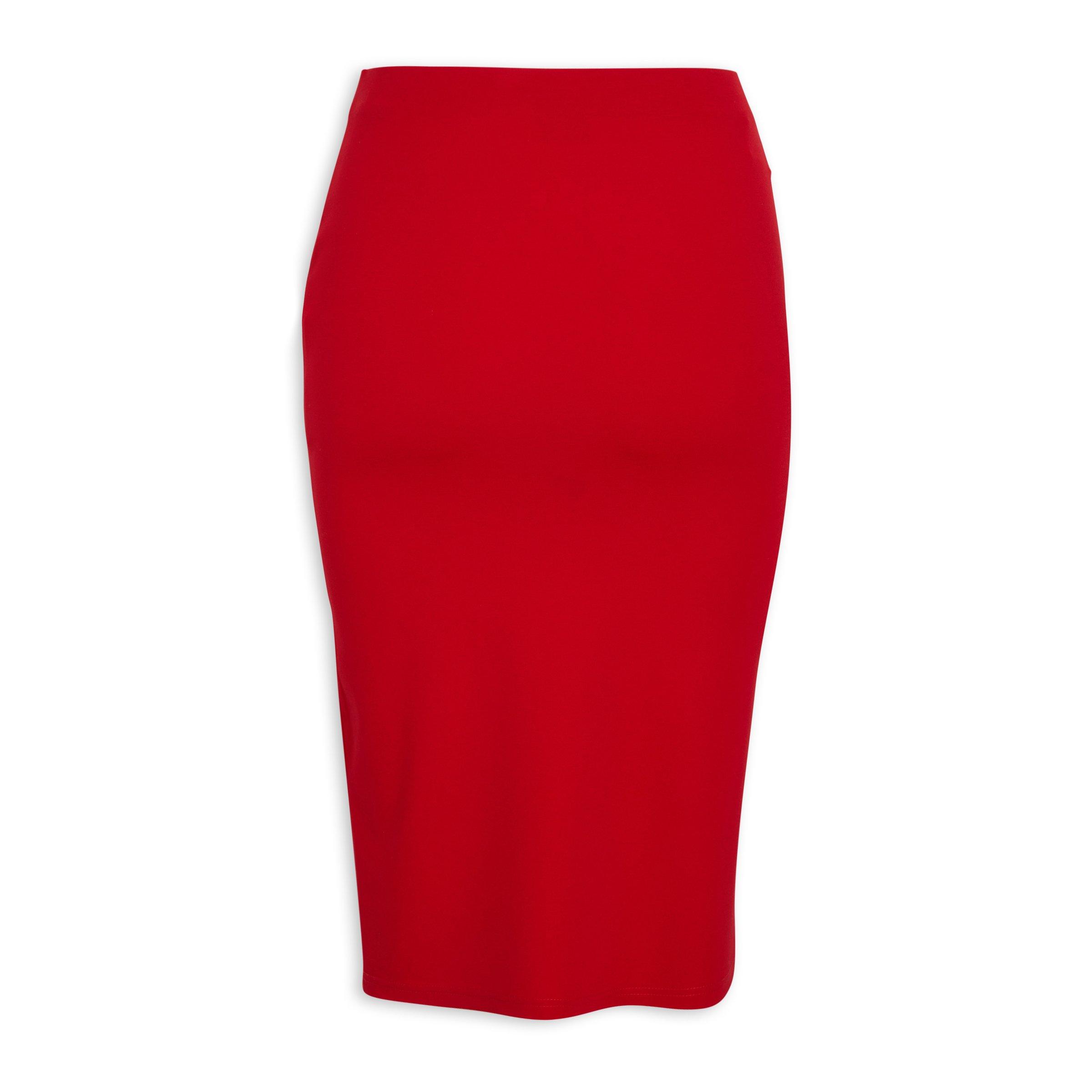 Red Bodycon Skirt