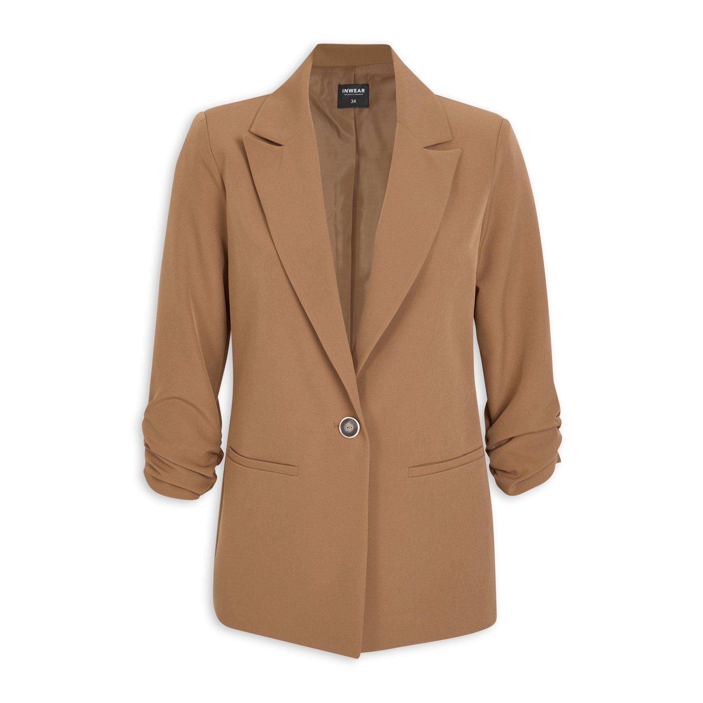 Tan colour outlet blazer