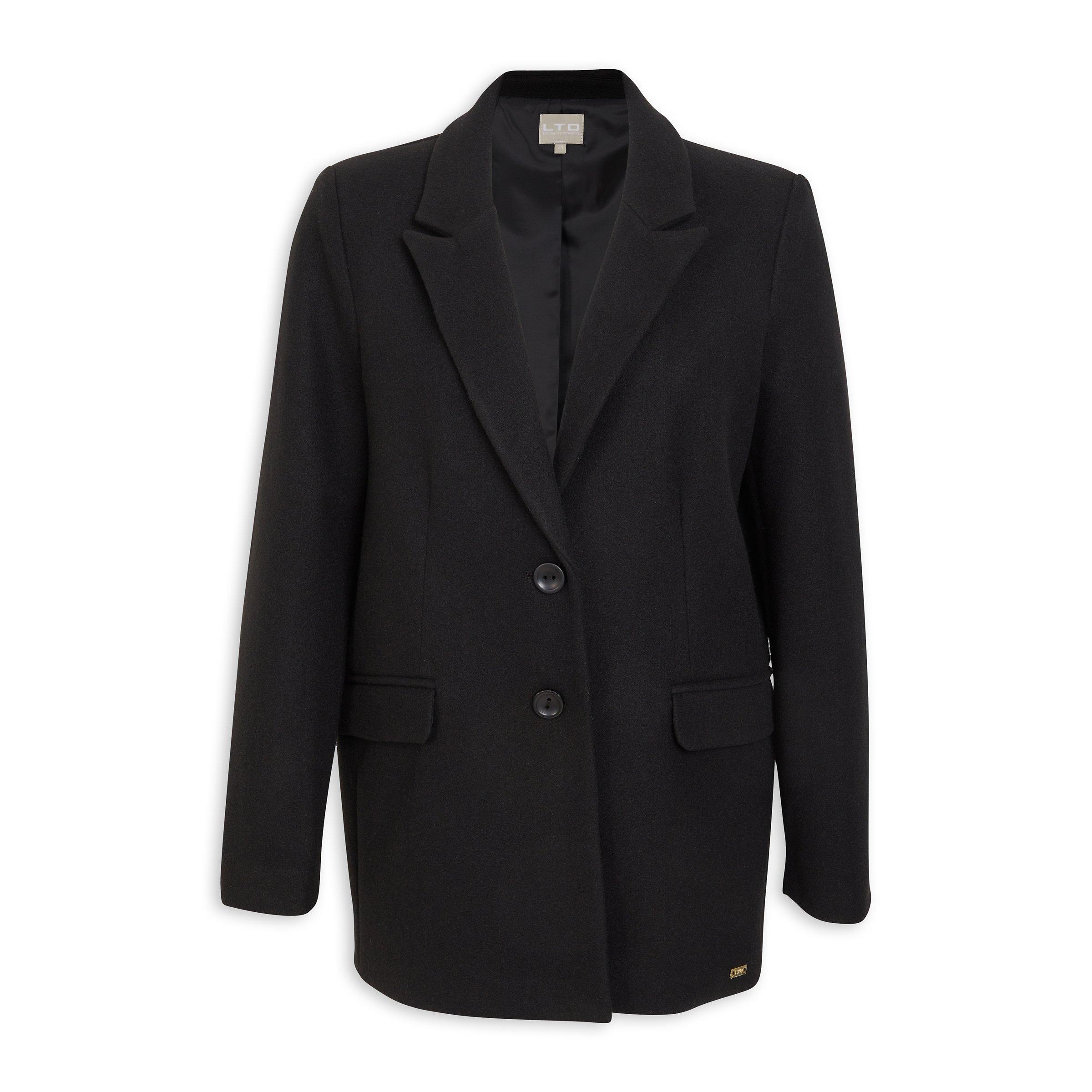 Black Melton Blazer 3109989 LTD Woman