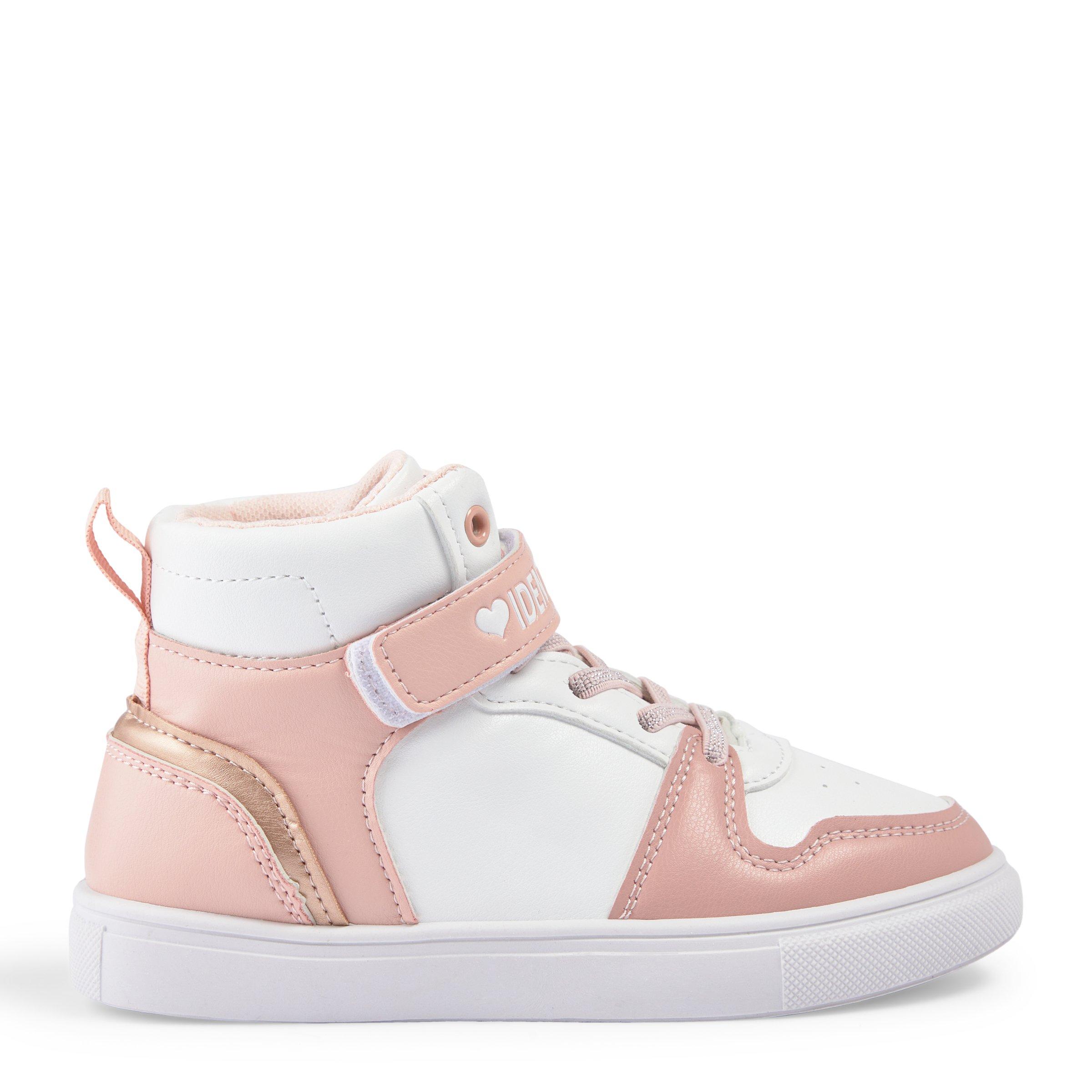 Girls pink high outlet top sneakers