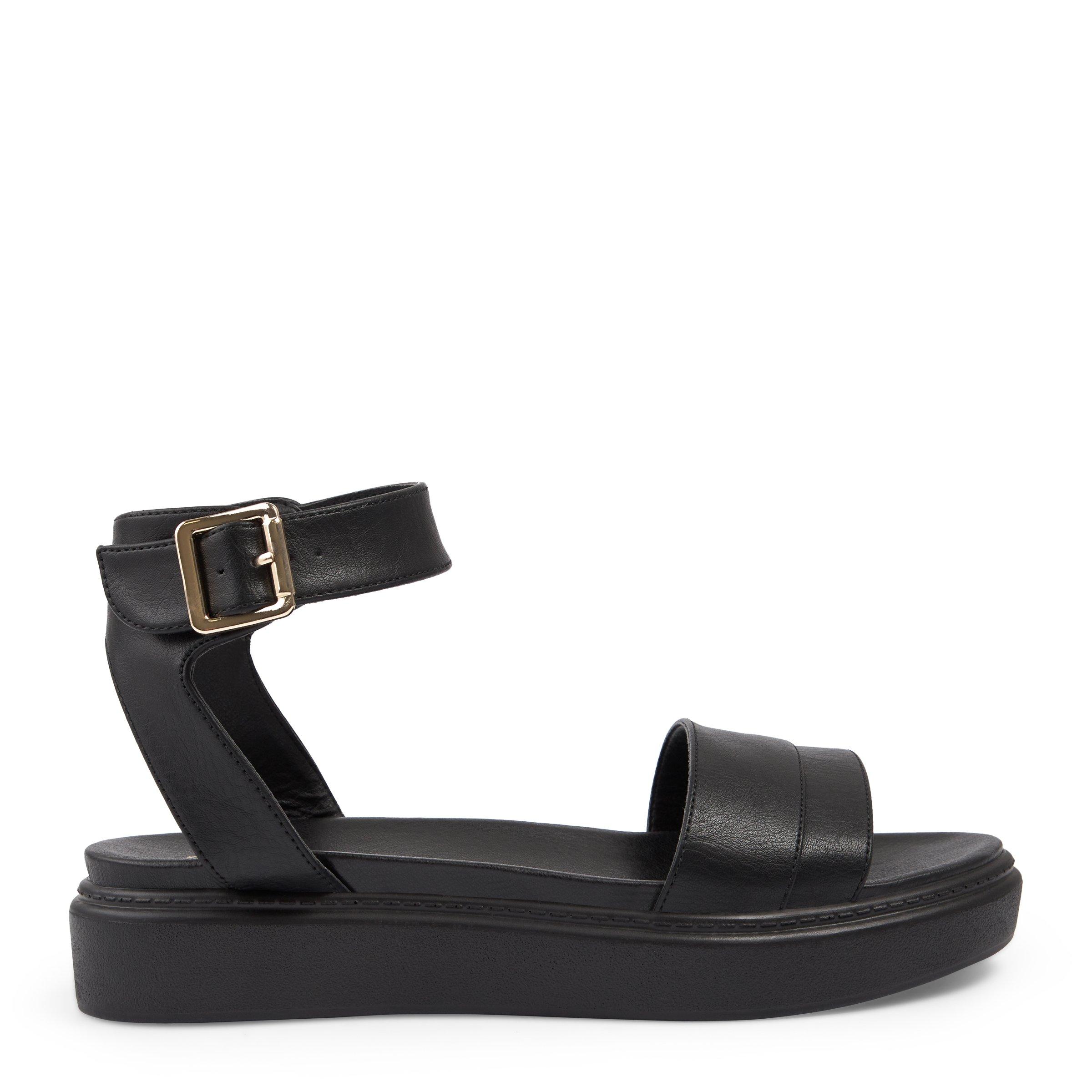 Black ankle wrap clearance sandals